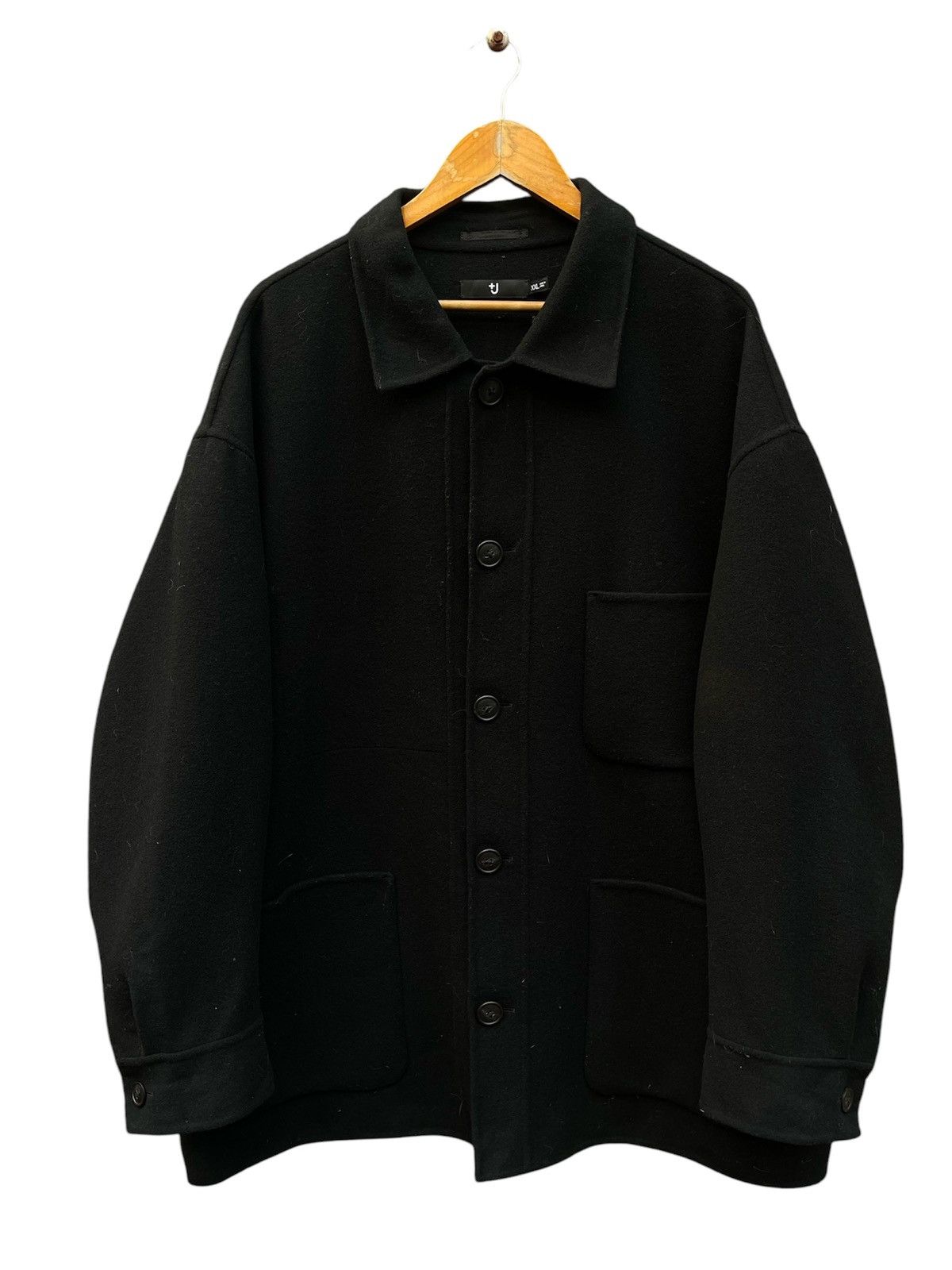 Jil Sander Uniqlo Button Up Wool Jacket