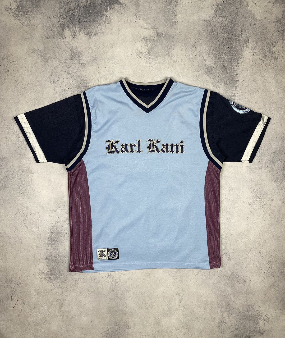 Karl Kani × Rap Tees × Vintage Vintage 90s Karl Kani South Central Embroidered jersry Size US XL / EU 56 / 4 - 2 Thumbnail