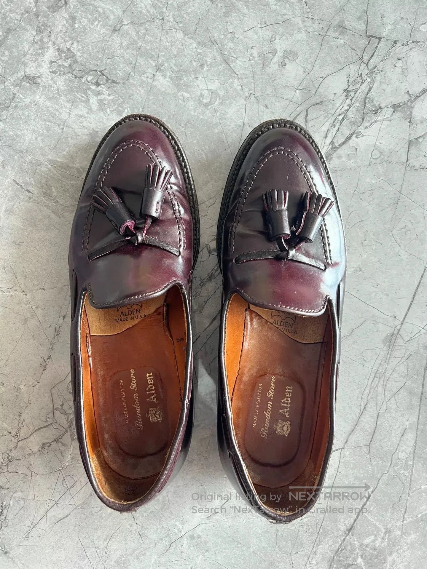 Alden Alden 563 Shell Cordovan Tassel Loafer. Size US 8 / EU 41 - 3 Thumbnail