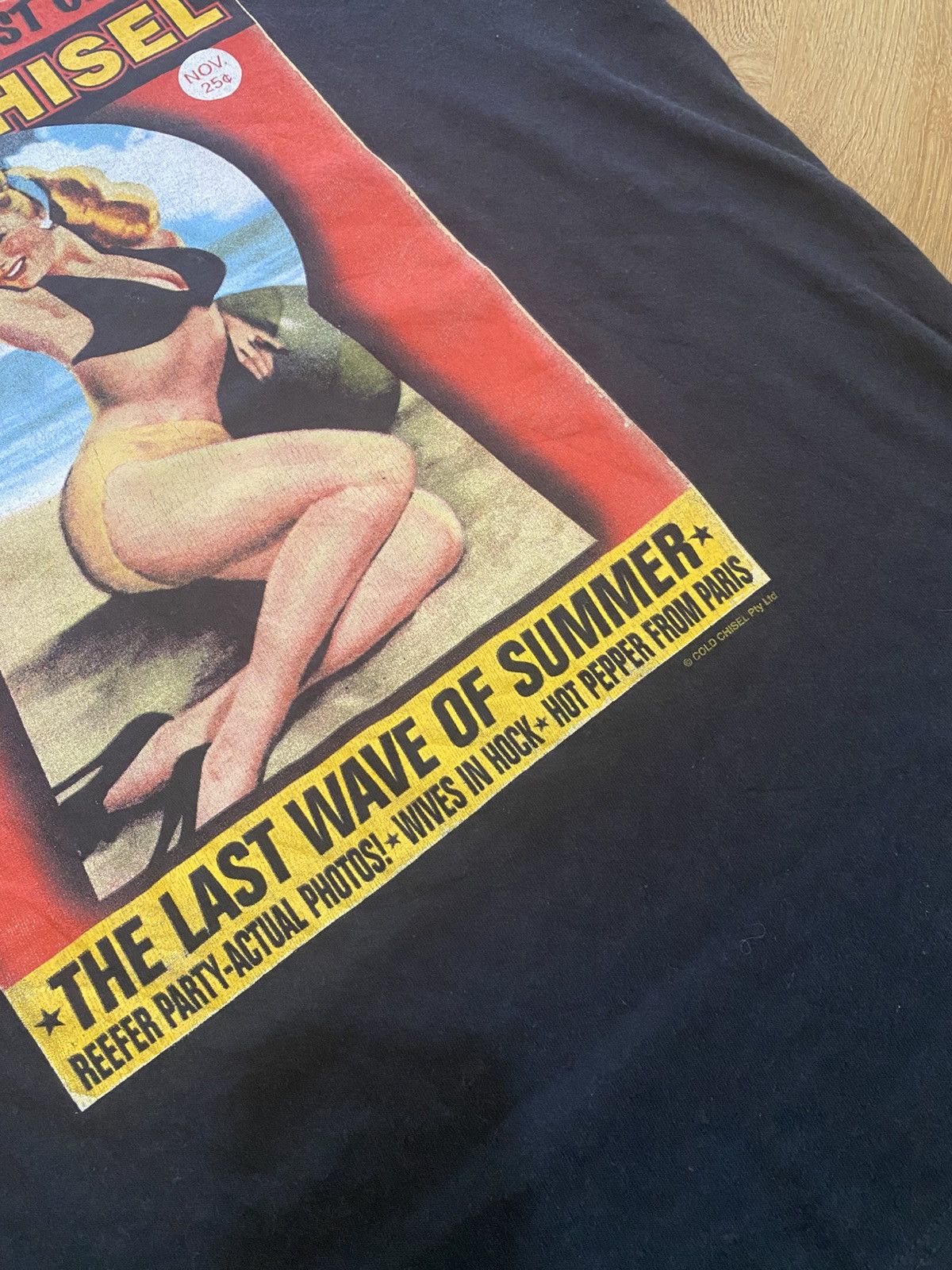 Band Tees Vintage 90s 💥 Band Australia Musician COLD CHISEL Size US XL / EU 56 / 4 - 5 Thumbnail
