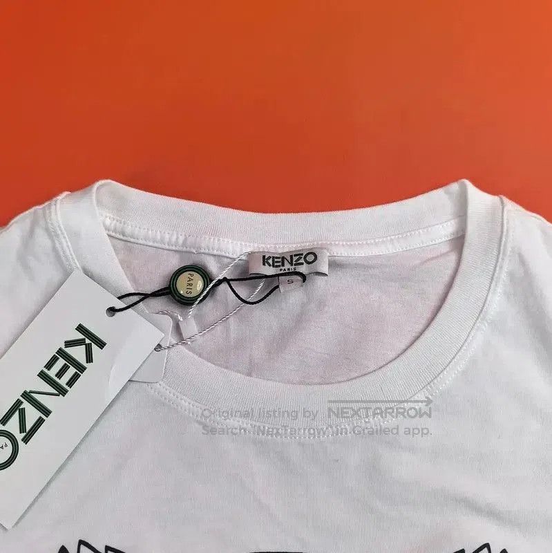 Kenzo KENZO Summer White Cotton Graphic Tee . Size S / US 4 / IT 40 - 3 Thumbnail