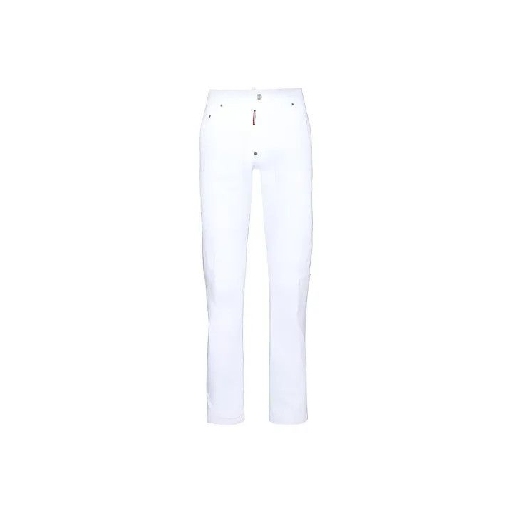 Dsquared2 DSQUARED2 Slim Fit White Denim Pants for Men 0079 Size US 44 / EU 60 - 1 Thumbnail