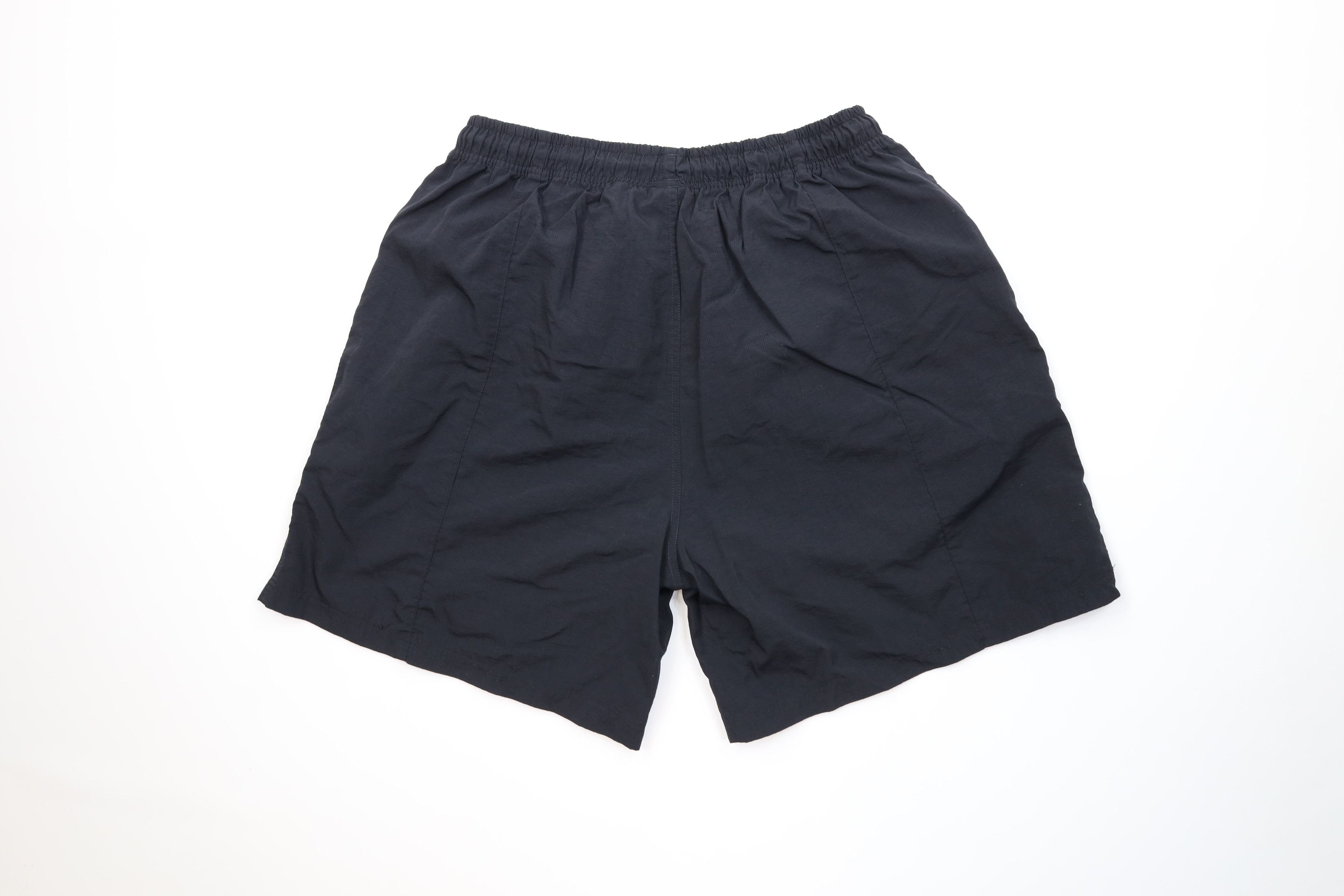 Reebok Vintage 90s Reebok Spell Out Above Knee Shorts Black Nylon Size US 38 / EU 54 - 8 Thumbnail