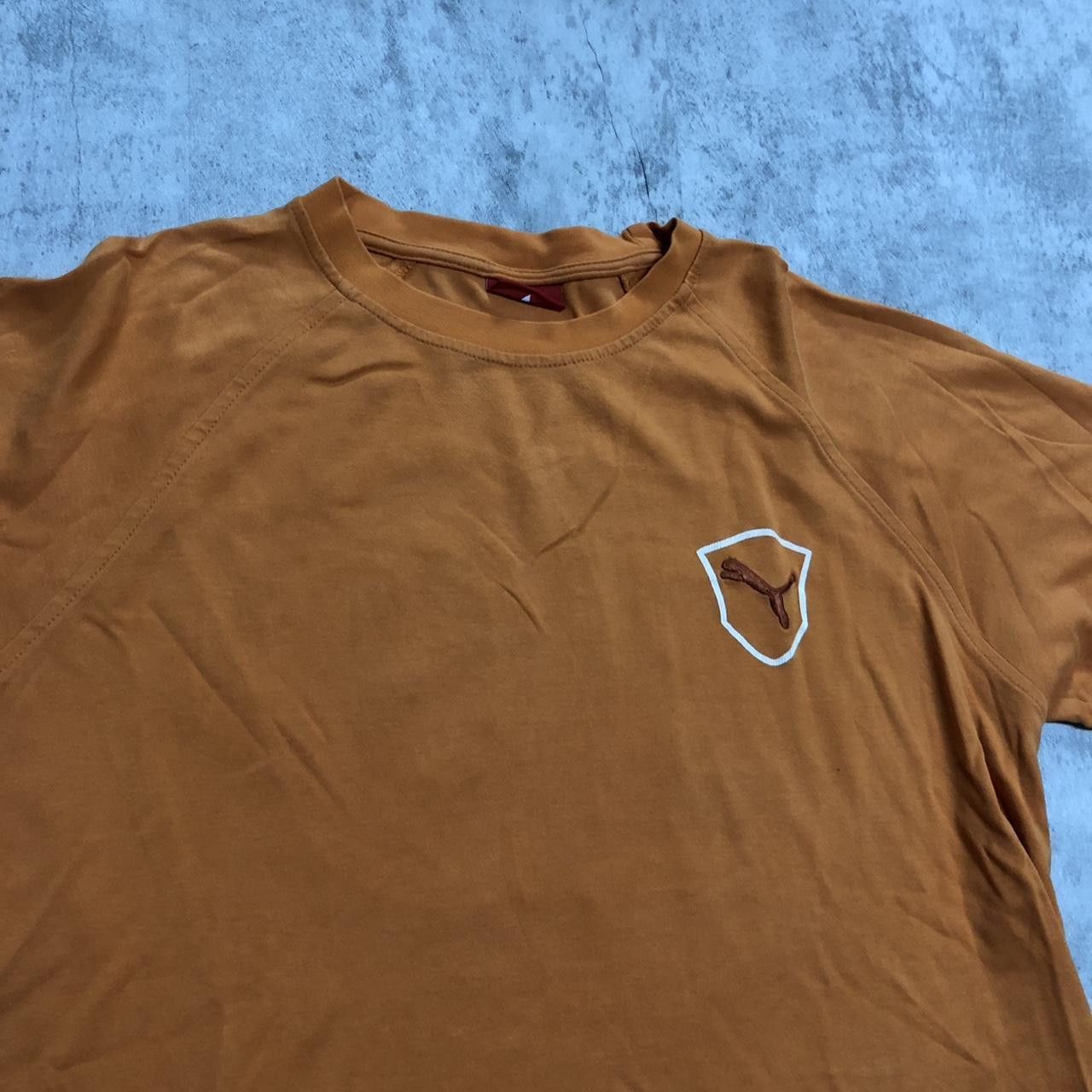 Puma Puma orange and brown streetwear t-shirt Size US XL / EU 56 / 4 - 2 Thumbnail