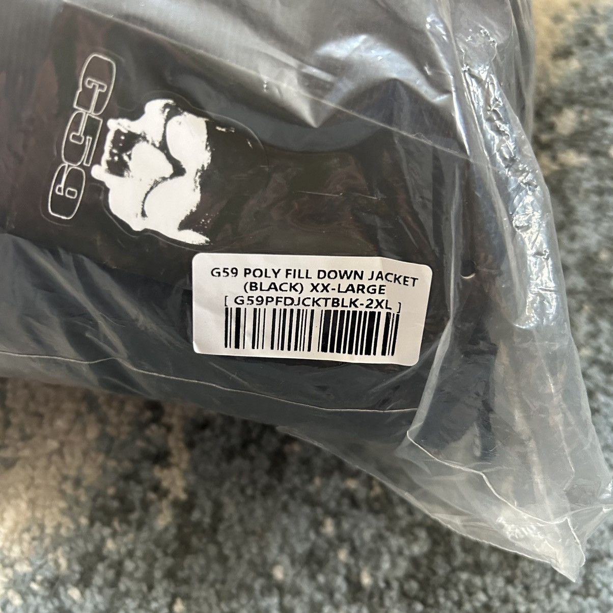 Fuck The Population × G59 Records G*59 POLY FILL DOWN JACKET CHARCOAL COLOR BLOCK PUFFER PARKA Size US XXL / EU 58 / 5 - 8 Thumbnail