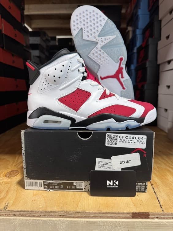 Jordan Brand Jordan 6 carmind Size US 11.5 / EU 44-45 - 6 Thumbnail