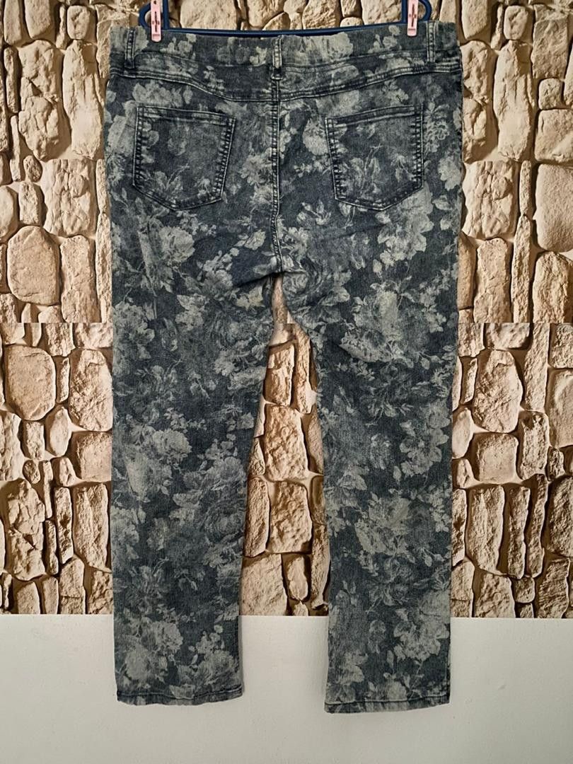 Japanese Brand × Vintage Vintage Playchess Floral Strechable Trouser Size US 38 / EU 54 - 2 Thumbnail