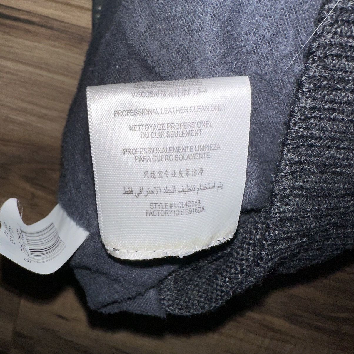 Bcbgmaxazria Bcbg Maxazria - Two-Tone Jacket - Leather/Wool - Size M Size M / US 6-8 / IT 42-44 - 8 Thumbnail