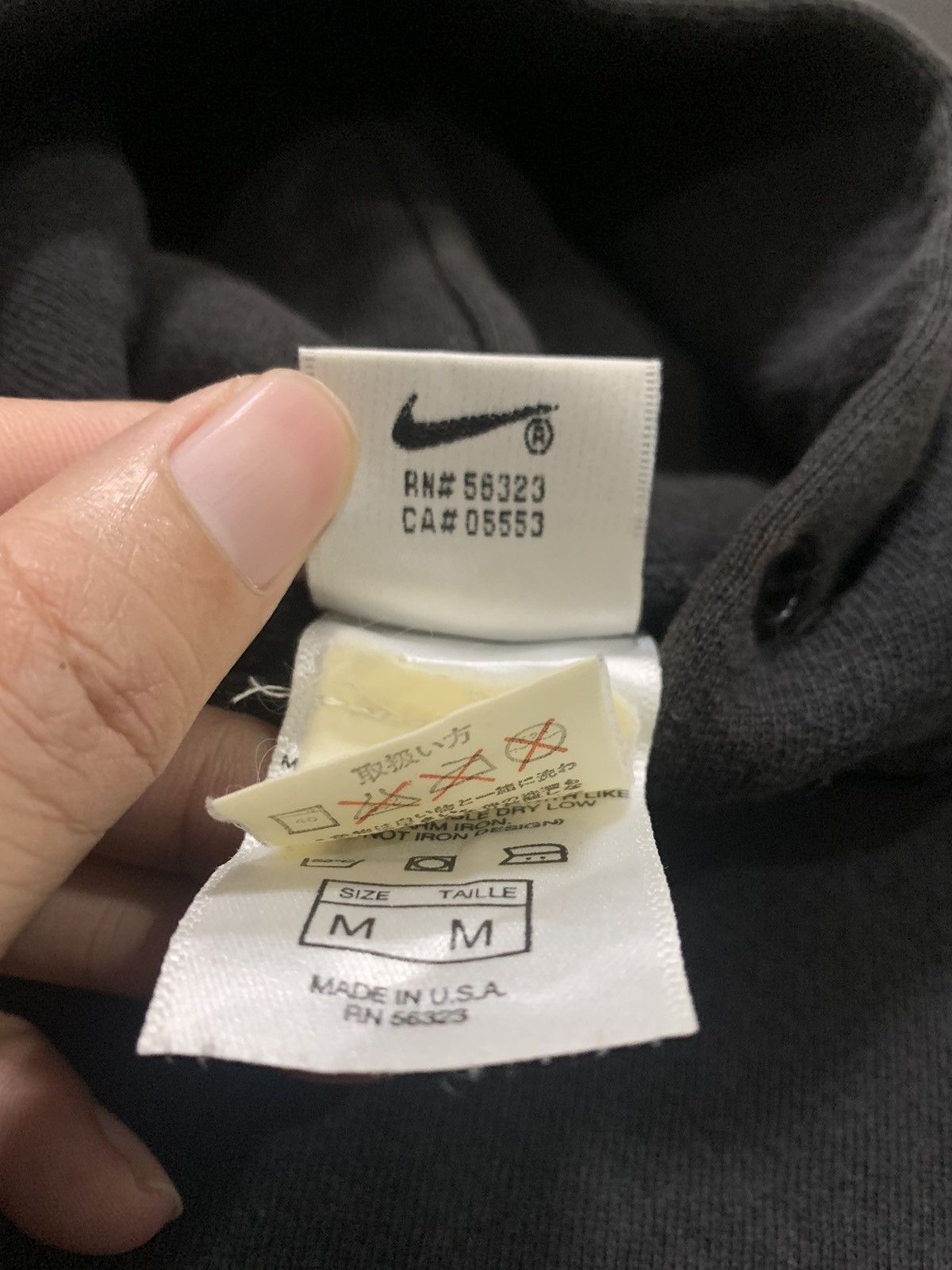 Nike × Vintage Vintage Nike Hoodie Embroidered Swoosh Size US M / EU 48-50 / 2 - 8 Thumbnail