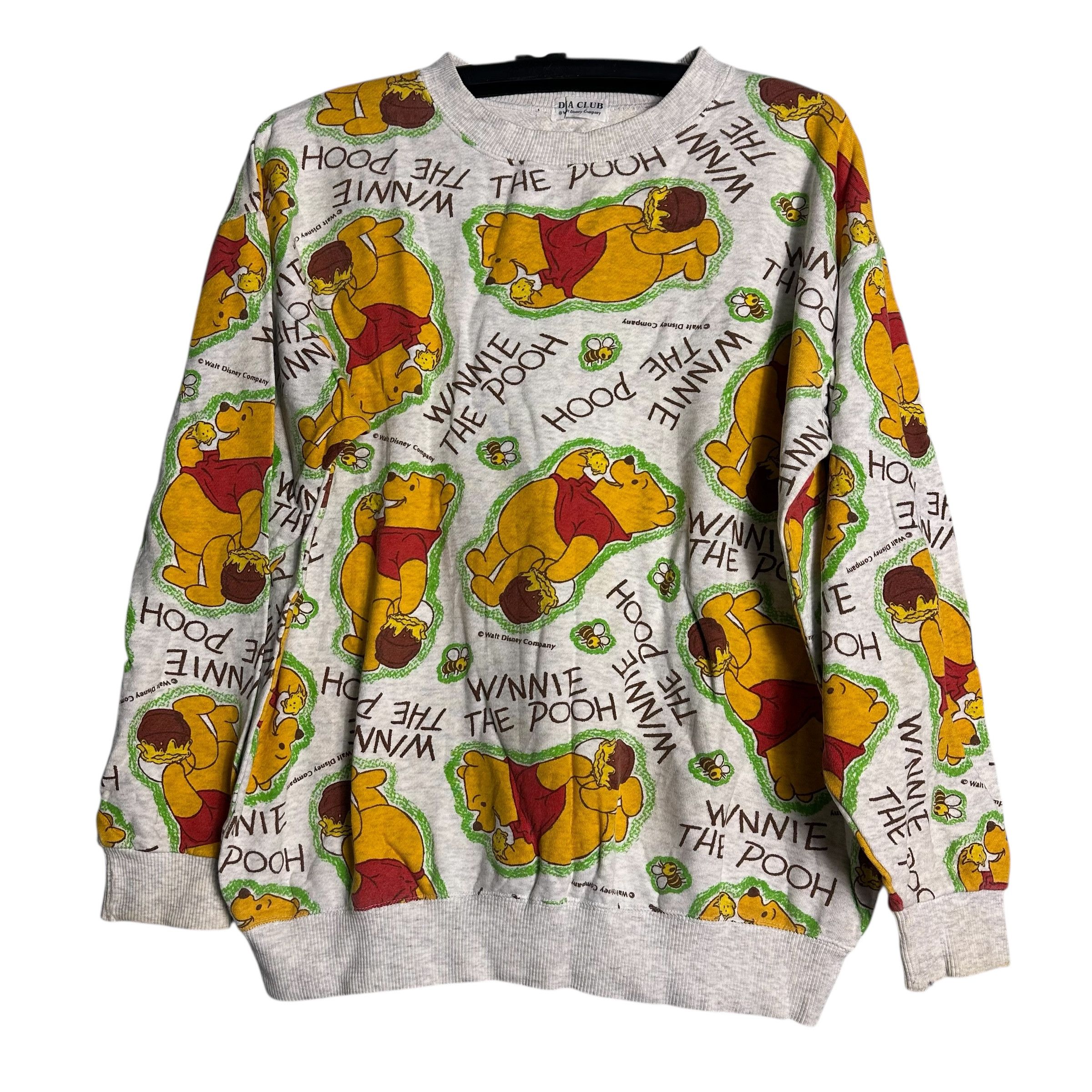 Disney 🔥RARE🔥Vtg Minnie The Pooh Walt Disney All Print Sweatshirt Size US L / EU 52-54 / 3 - 1 Thumbnail