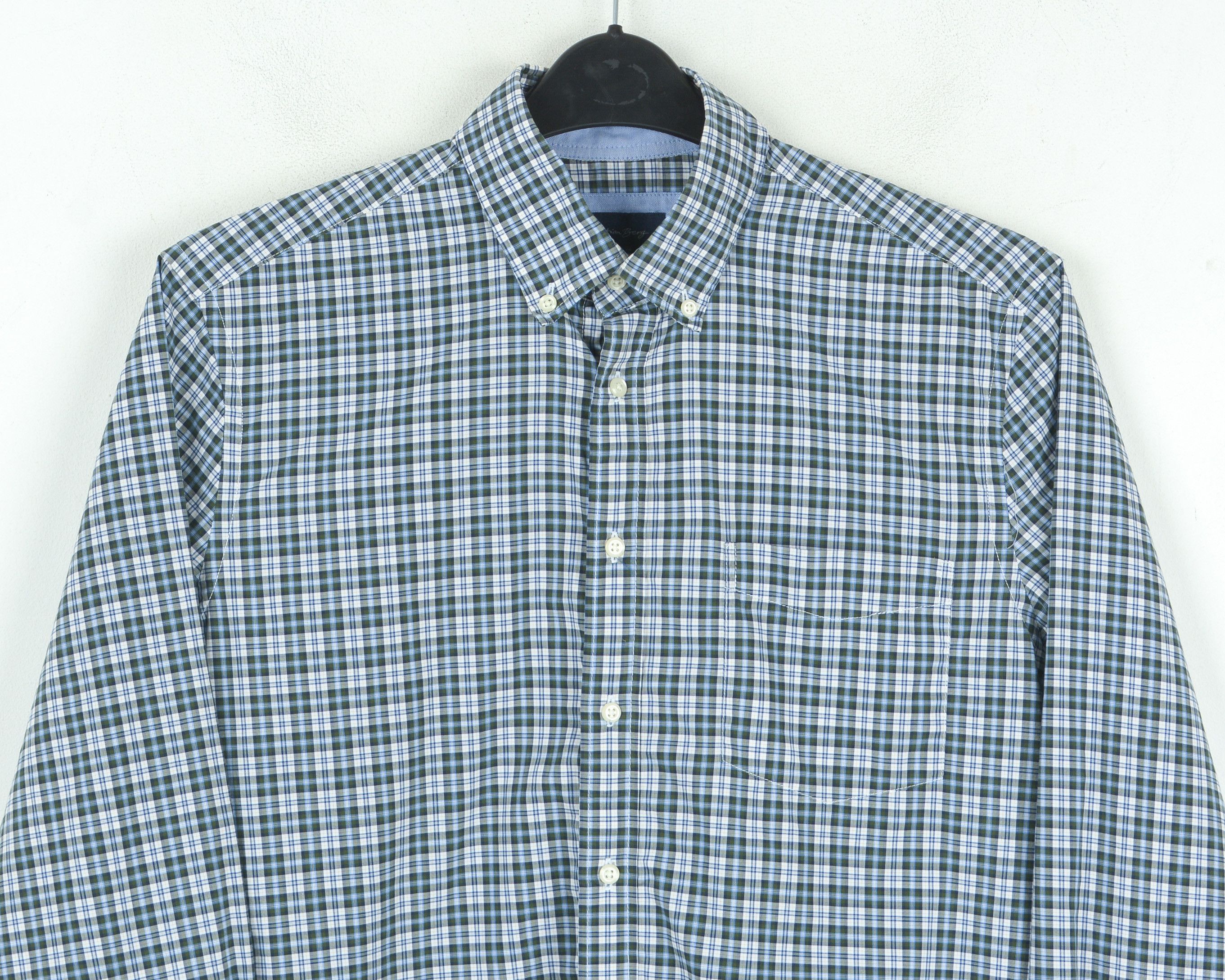 Other Christian Berg Plaid M Shirt Checked Button Up Long Sleeve Size US M / EU 48-50 / 2 - 5 Thumbnail