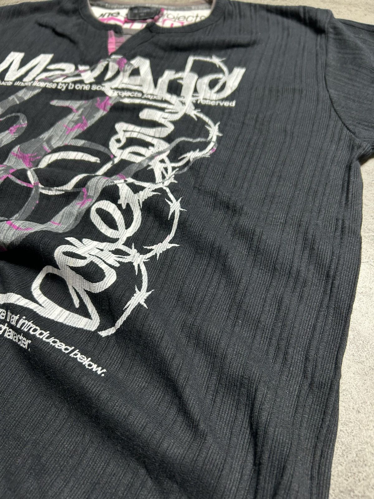 Japanese Brand 2000s B One Soul Japan Poem Punk Syle layered Shirt Size US L / EU 52-54 / 3 - 4 Thumbnail