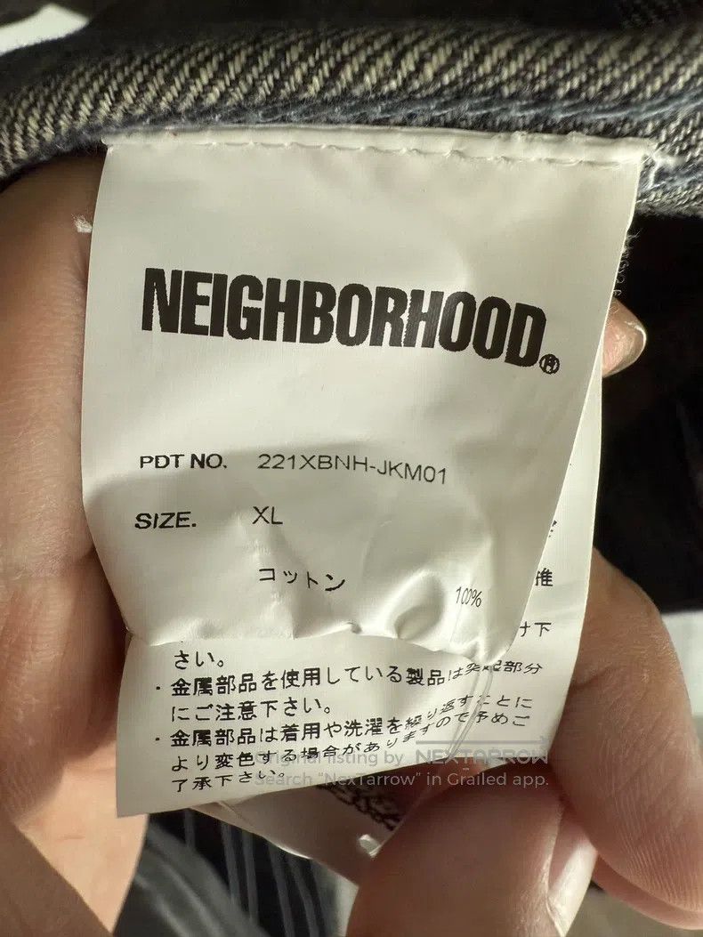 Neighborhood Neighborhood Denim Jacket Outerwear XL Size Black Size US XL / EU 56 / 4 - 4 Thumbnail
