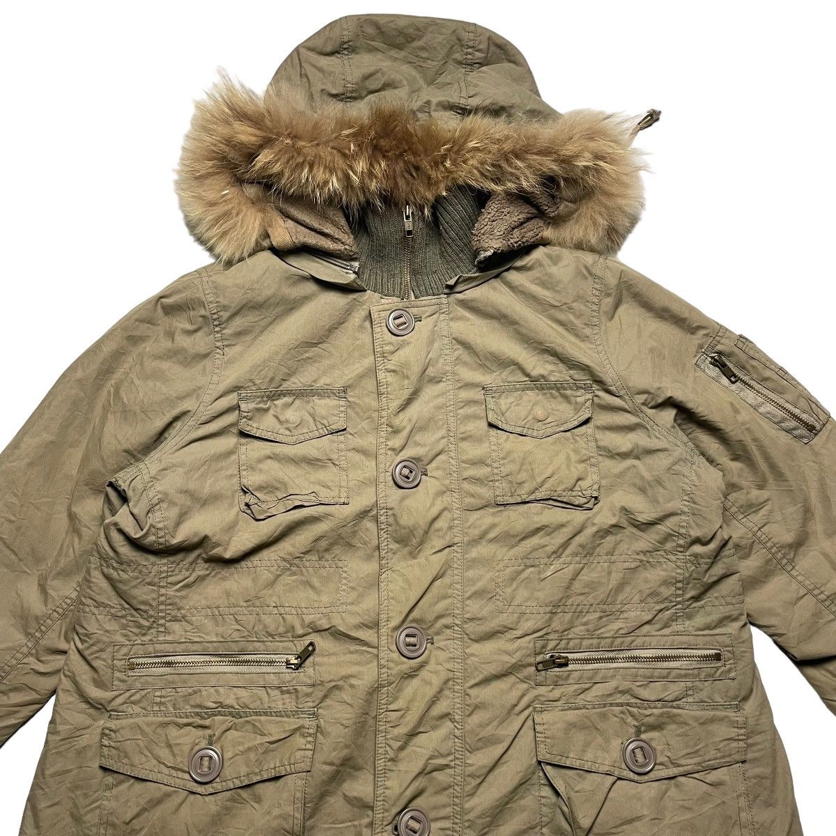 If Six Was Nine 🇯🇵 LA SCENE PRIVEE MULTIPOCKET SHERPA HOODED JACKET Size US XL / EU 56 / 4 - 3 Thumbnail