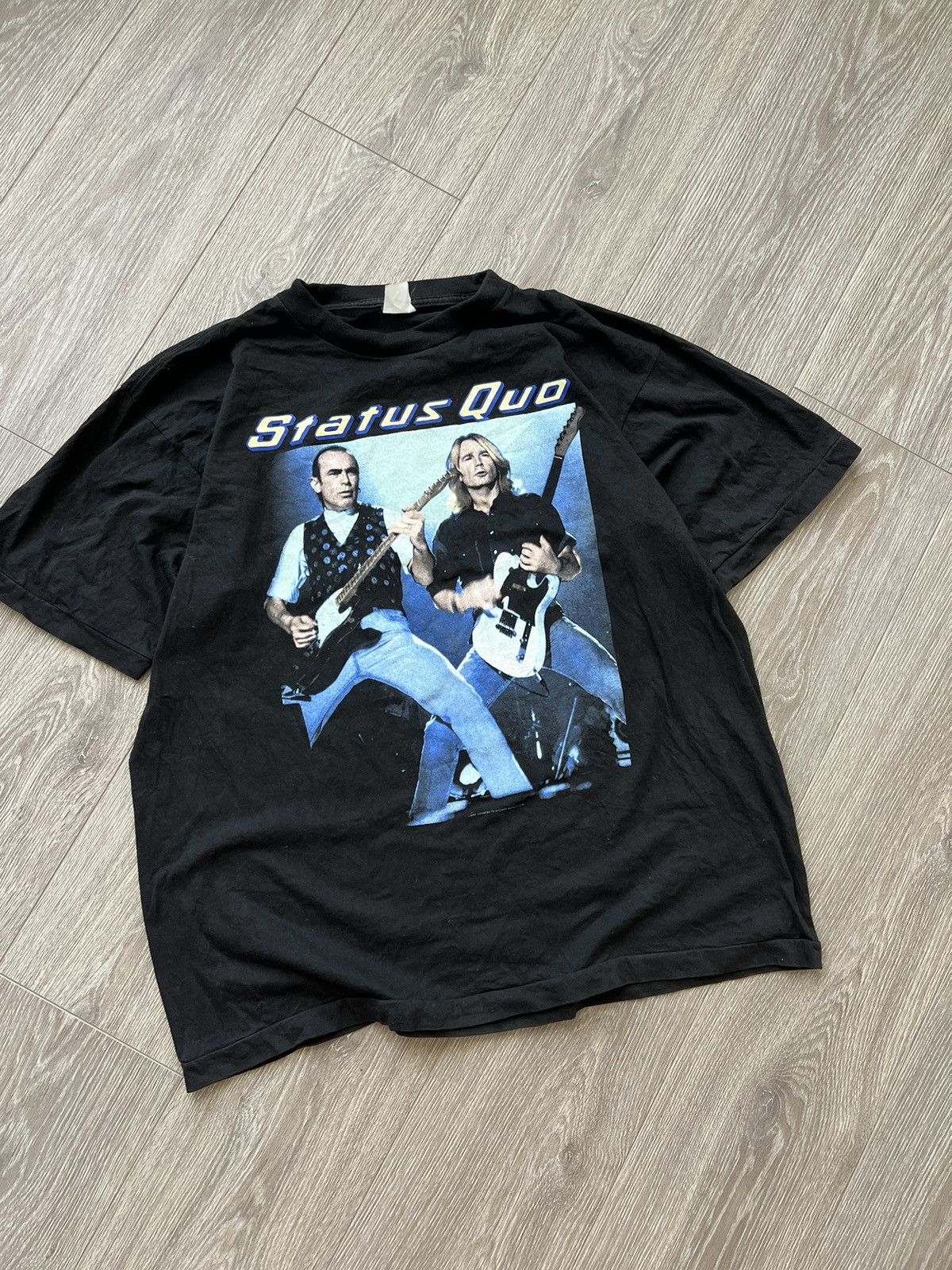 Band Tees × Vintage 1993 Vintage 💥 Status Quo Band Tee Shirt Size US XL / EU 56 / 4 - 4 Thumbnail