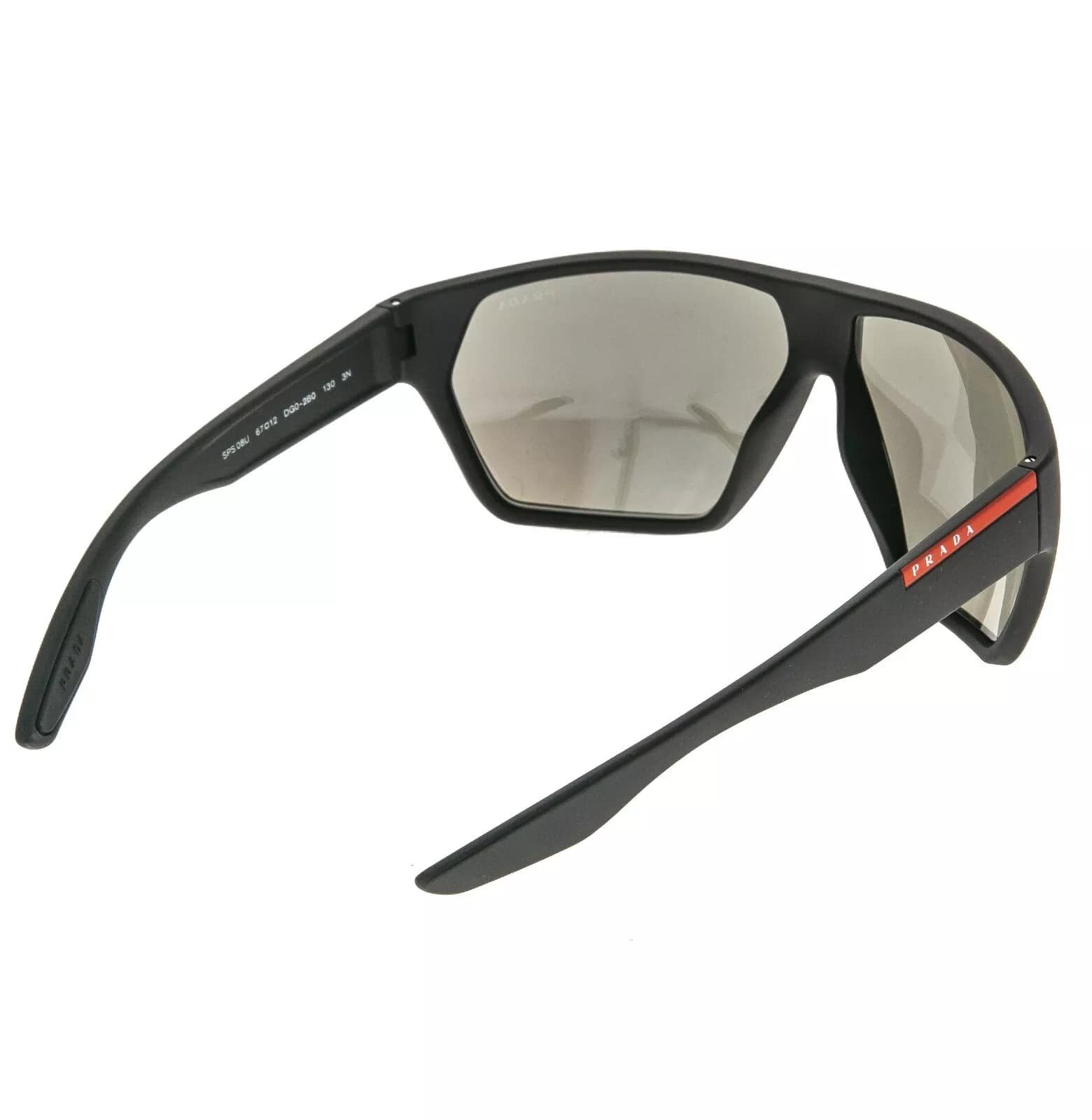Prada PRADA LINEA ROSSA ACTIVE 08U Black Sport Sunglasses PS08US Size ONE SIZE - 2 Thumbnail