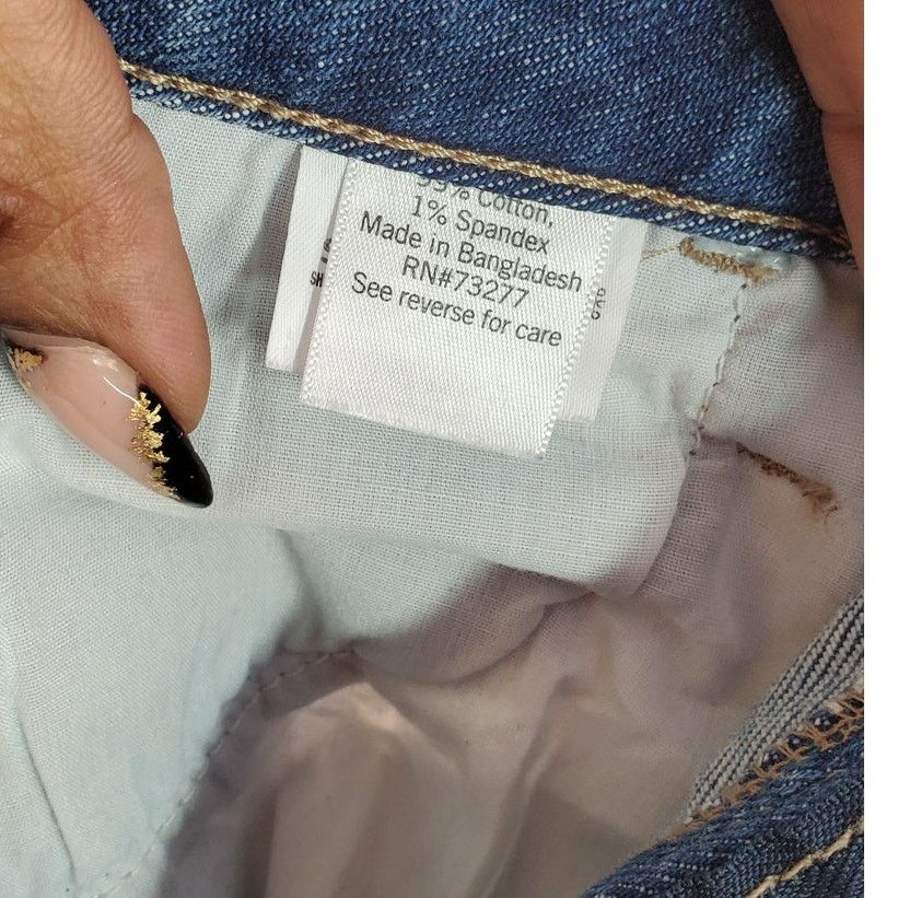 Other SO Blue Distressed Cutoff Denim Shorts Size 11 Size 30" / US 8 / IT 44 - 5 Thumbnail