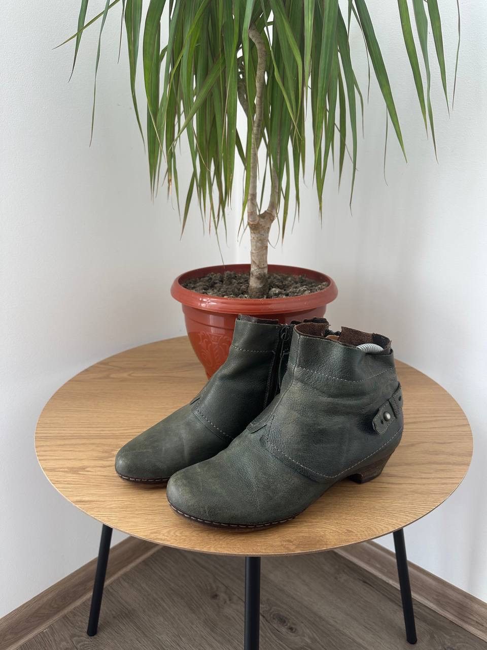 A.S.98 × Japanese Brand × Vintage Vintage A.S.98 Airstep Japanese Leather Green Zip Shoes Size US 6 / IT 36 - 4 Thumbnail