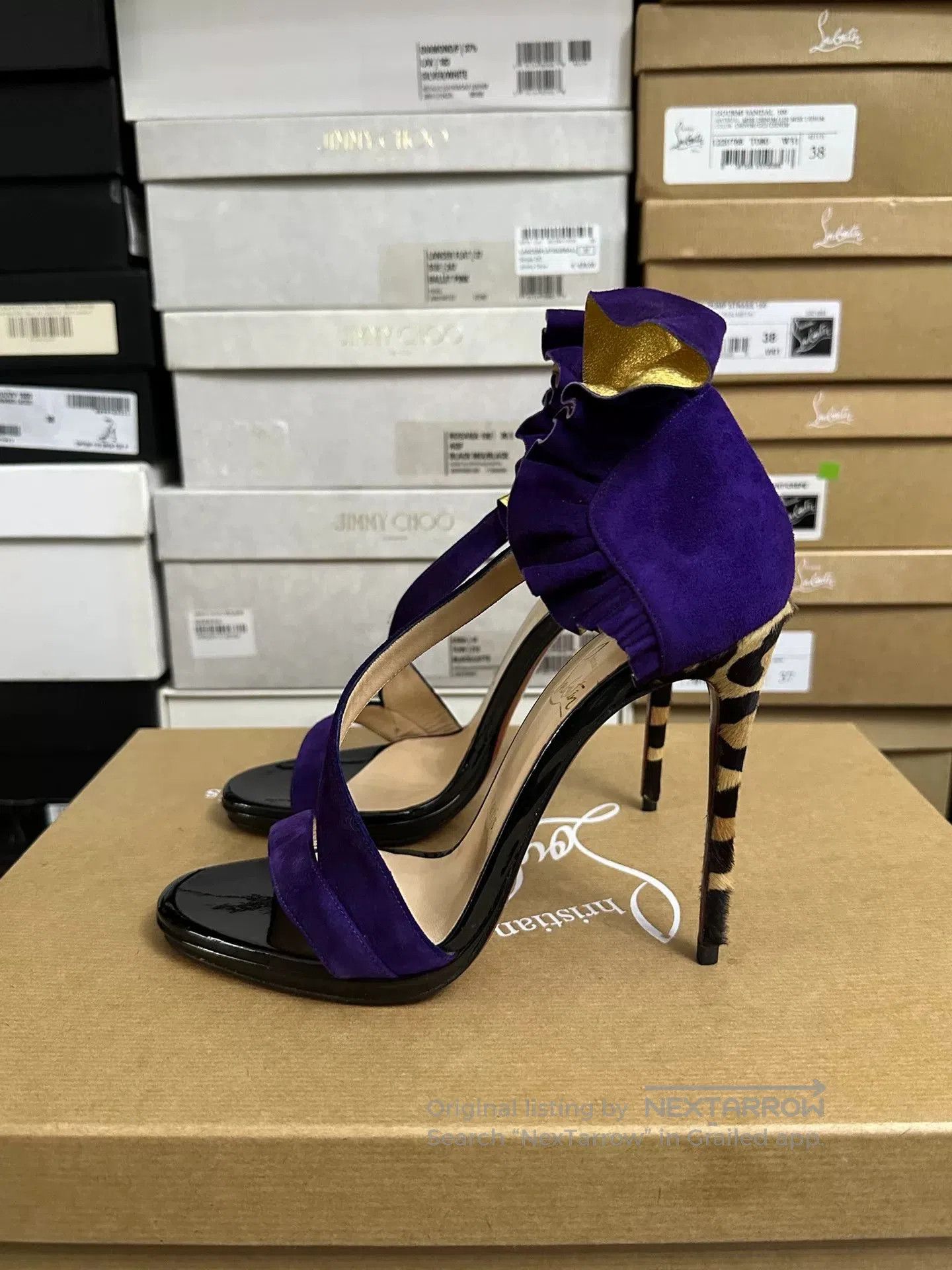Christian Louboutin Christian Louboutin Limited Edition Heels. Size US 7.5 / IT 37.5 - 5 Thumbnail