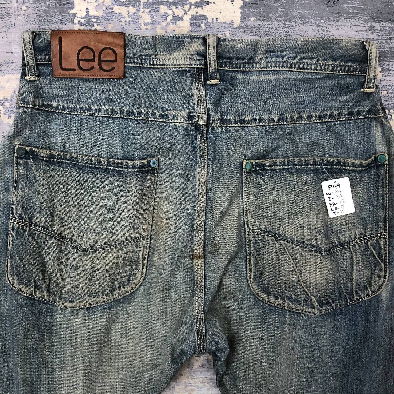 Lee P49 VTG UNION MADE X LEE DISTRESSED WORWEAR DENIM Size US 34 / EU 50 - 4 Thumbnail