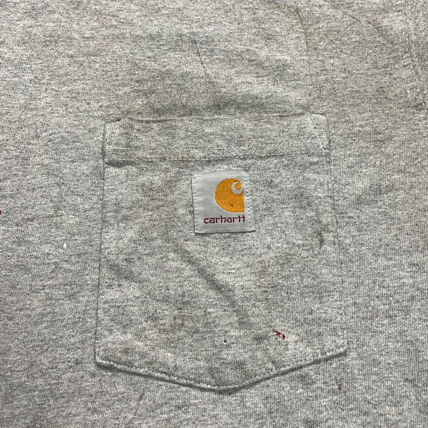Carhartt Carhartt T-Shirt Men Large Gray Crew Neck Short Sleeve Pocket Tee Top Clothing Apparel Casual Size US L / EU 52-54 / 3 - 3 Thumbnail