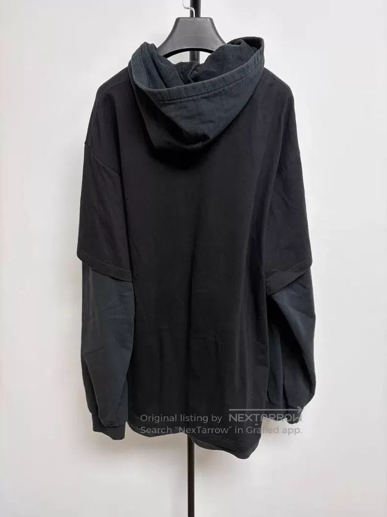 Balenciaga Balenciaga Art Print Double Layered Hooded T-Shirt Size US L / EU 52-54 / 3 - 2 Thumbnail
