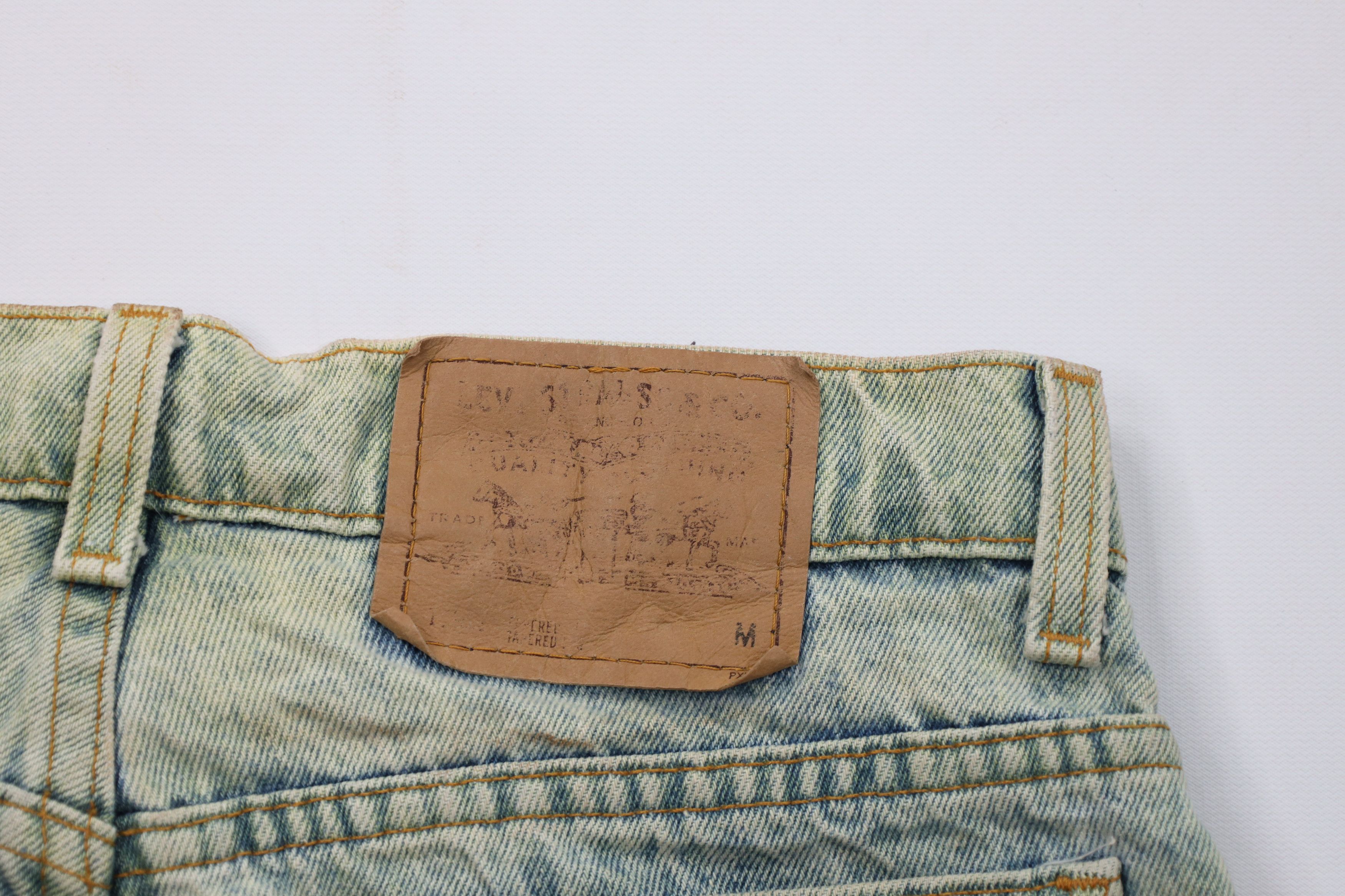 Levi's Vintage 90s Levis 921 Orange Tab Off Denim Shorts Jorts USA Size 34" / US 12 / IT 48 - 12 Thumbnail