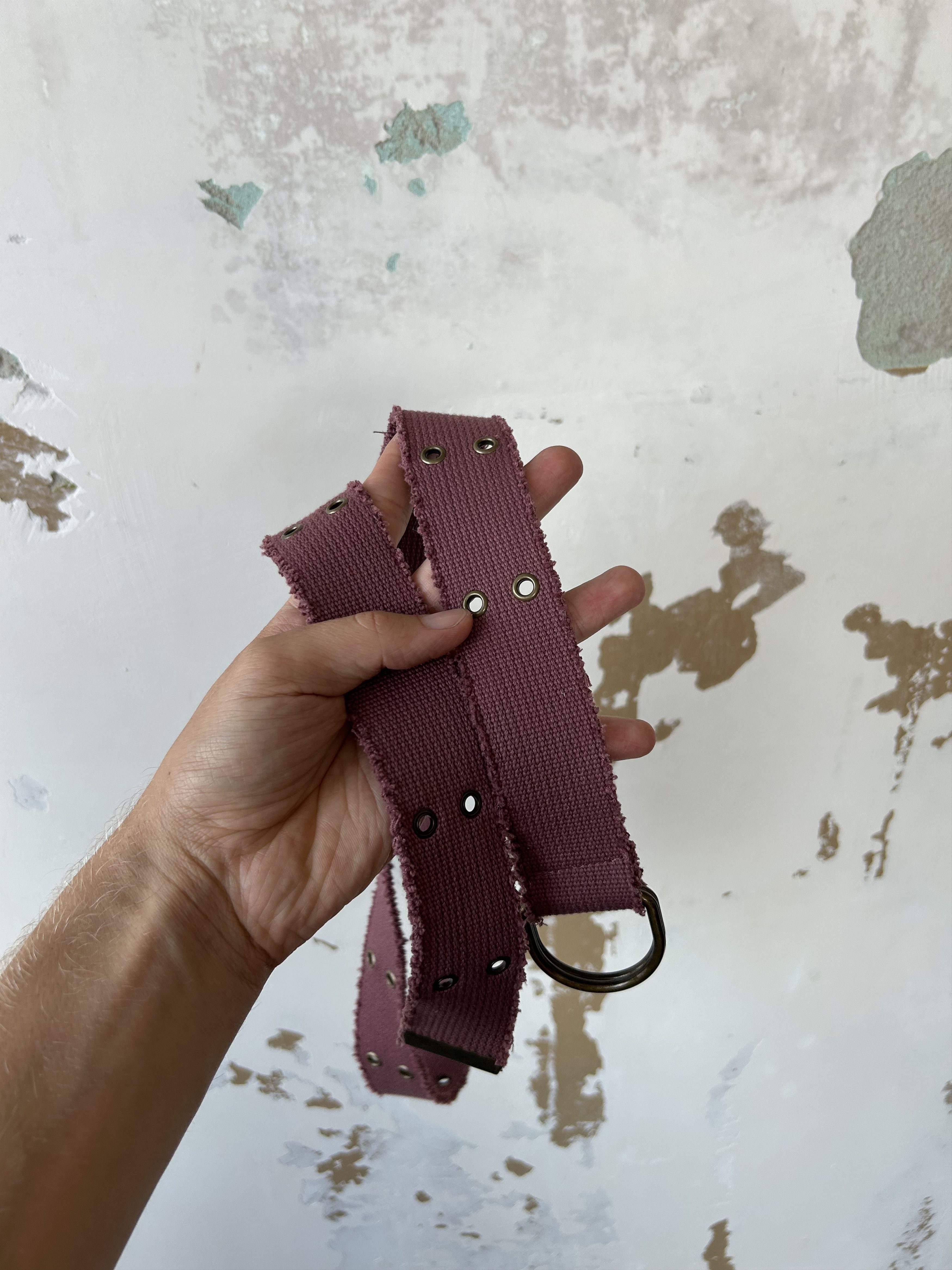 Vintage Vintage belt cotton double ring y2k Size ONE SIZE - 3 Thumbnail
