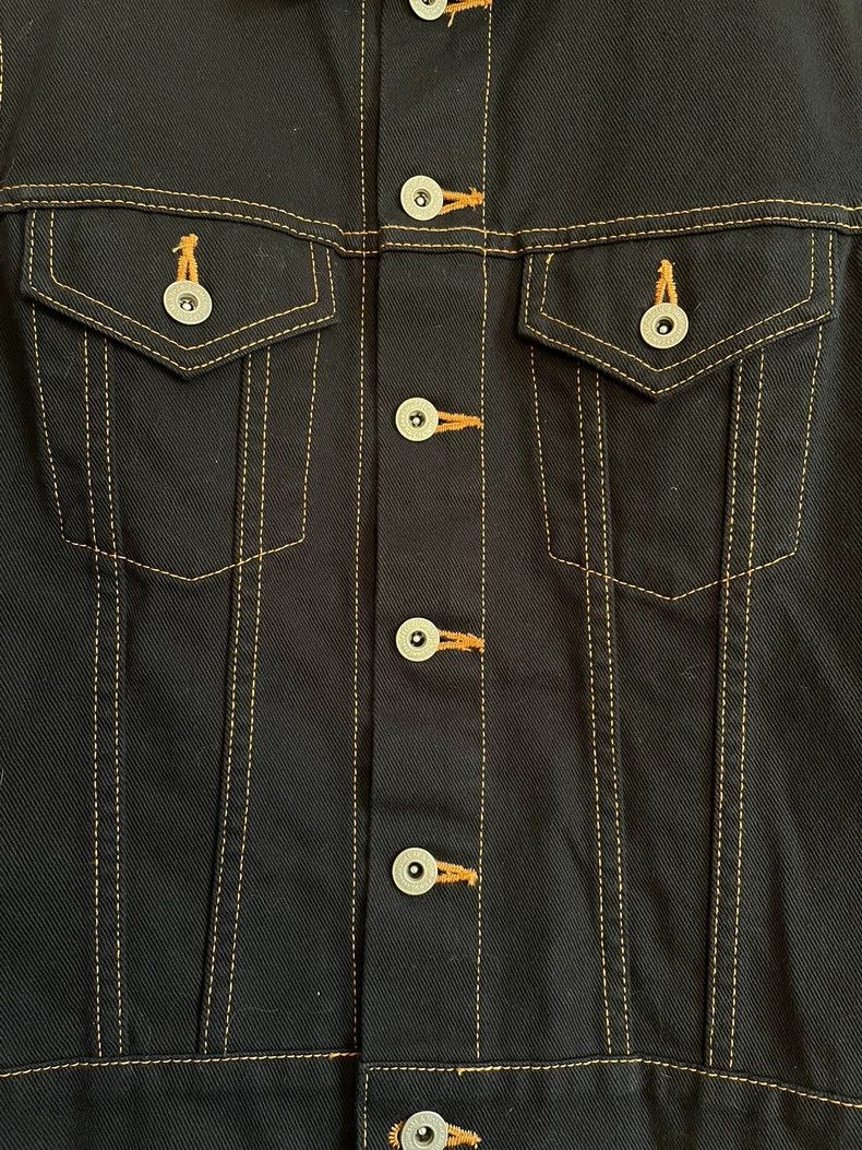 Comme des Garcons Comme Des Garcons Black Button Open Line Denim Jacket Jack Size S / US 4 / IT 40 - 7 Thumbnail