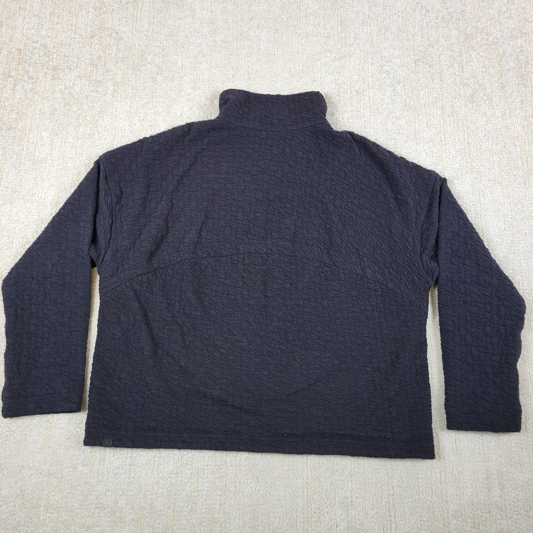Lululemon Lululemon Rippled Full Zip Jacket Womens 8 Black Heavyweight Textured Cotton Blend Full Zip Casual Womens 8 Black Jacket Size M / US 6-8 / IT 42-44 - 2 Thumbnail