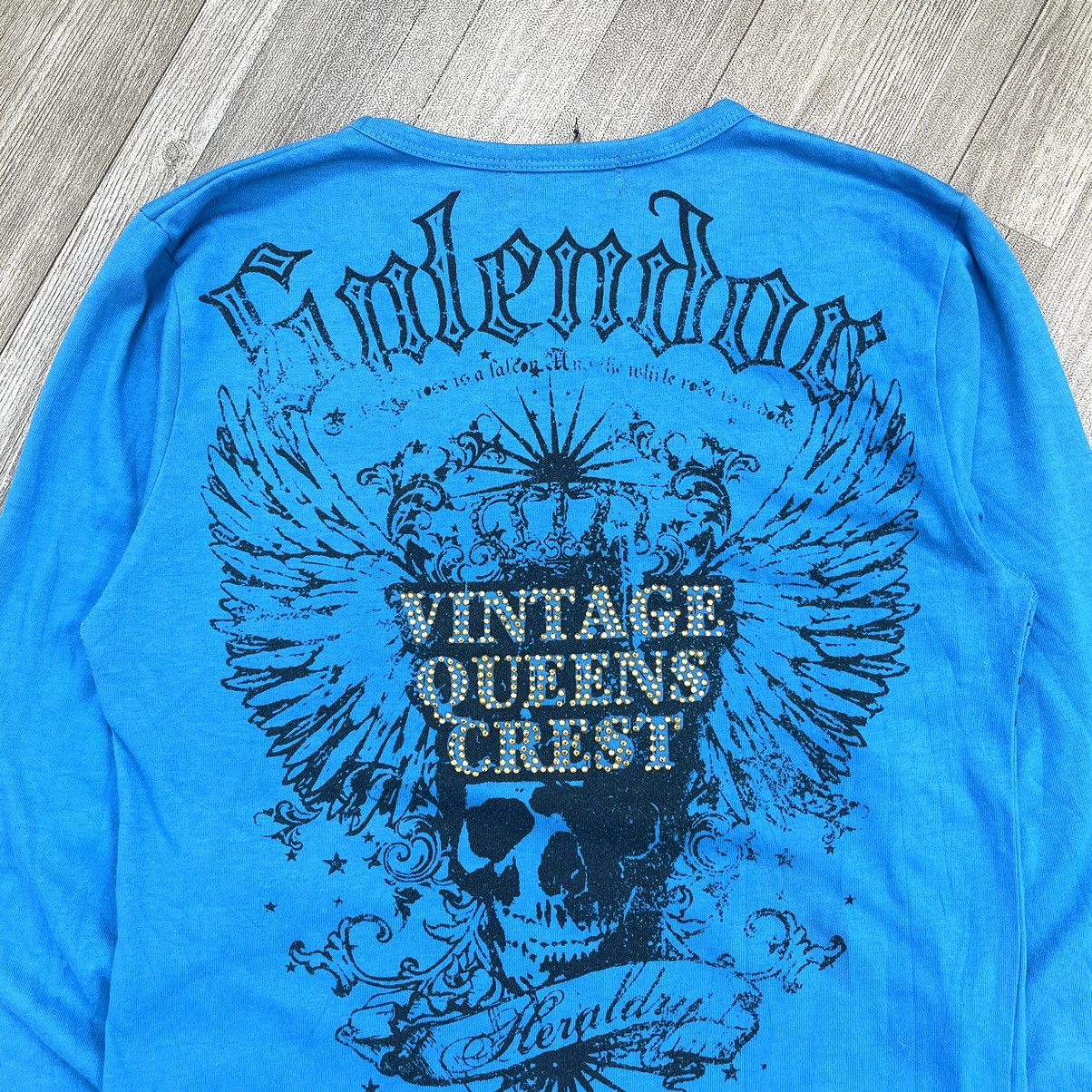 14th Addiction × If Six Was Nine × Japanese Brand King Of God Poem Gothic Grunge Punk Skulls LS Ifsixwasnine Size US L / EU 52-54 / 3 - 3 Thumbnail