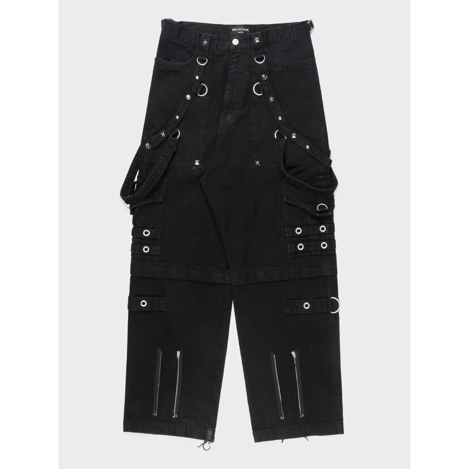 Pre-owned Balenciaga Raver Jeans In Black