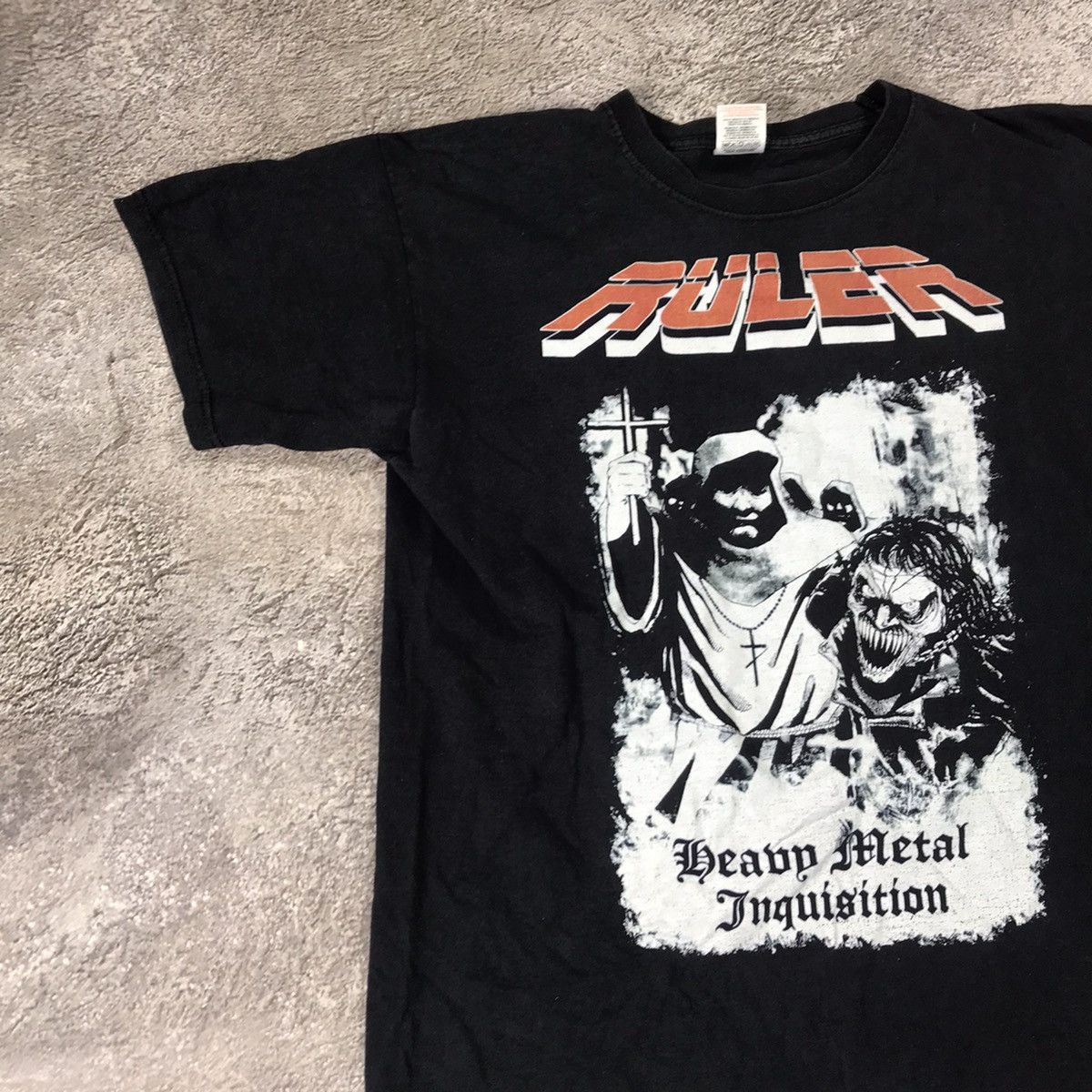 Vintage Vintage Y2K Graphic Tee Heavy Metal Streetwear Grunge Black Size US M / EU 48-50 / 2 - 4 Thumbnail