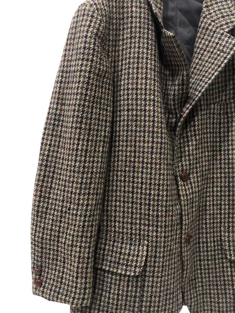 Harris Tweed × Vintage Vintage Harris Tweed Wool Jacket Blazers Size 40L - 6 Thumbnail