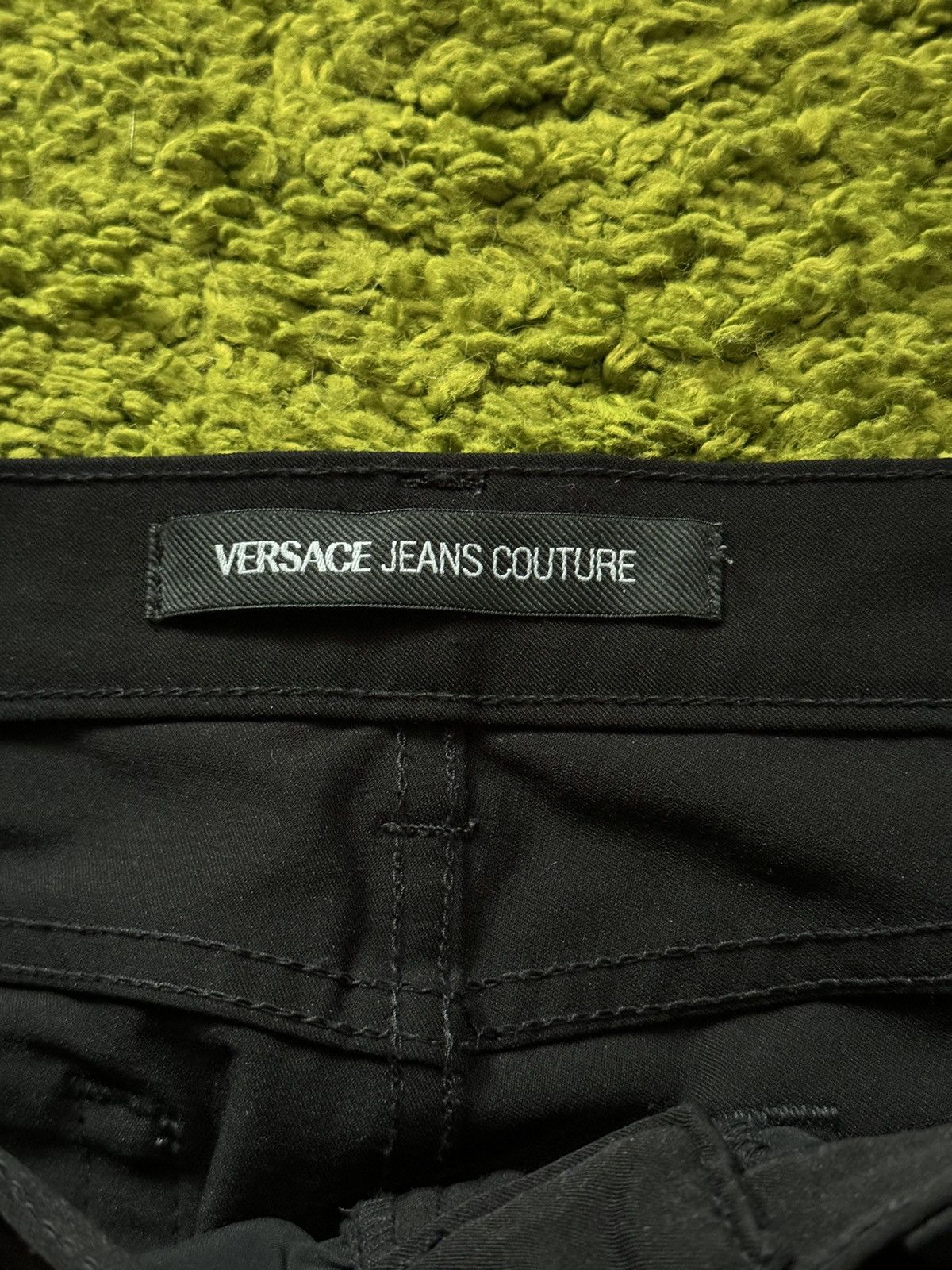 Versace × Versace Jeans Couture × Vintage Versace jeans couture 2000s vintage Medusa buttons pants Y2K Size 32" / US 10 / IT 46 - 4 Thumbnail