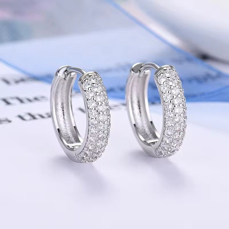 Jewelry × Vintage Stainless Steel Hoop Earrings Size ONE SIZE - 2 Thumbnail