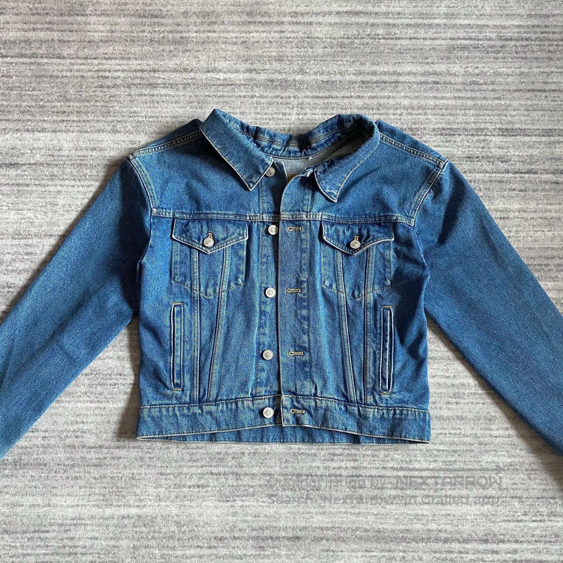Balenciaga Balenciaga Distressed Denim Jacket for Unisex. Size US S / EU 44-46 / 1 - 1 Thumbnail