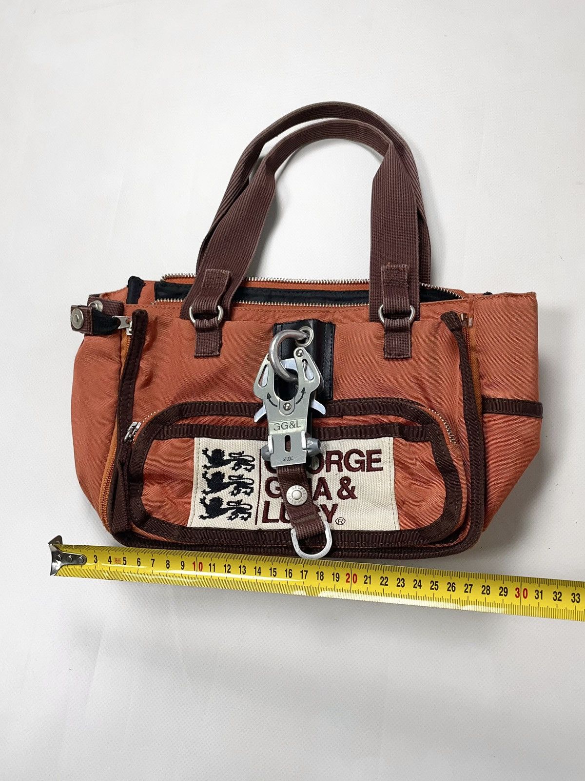 Japanese Brand George Gina & Lucy Vintage Orange Alyx Carabiner Bag GGL Size ONE SIZE - 12 Thumbnail
