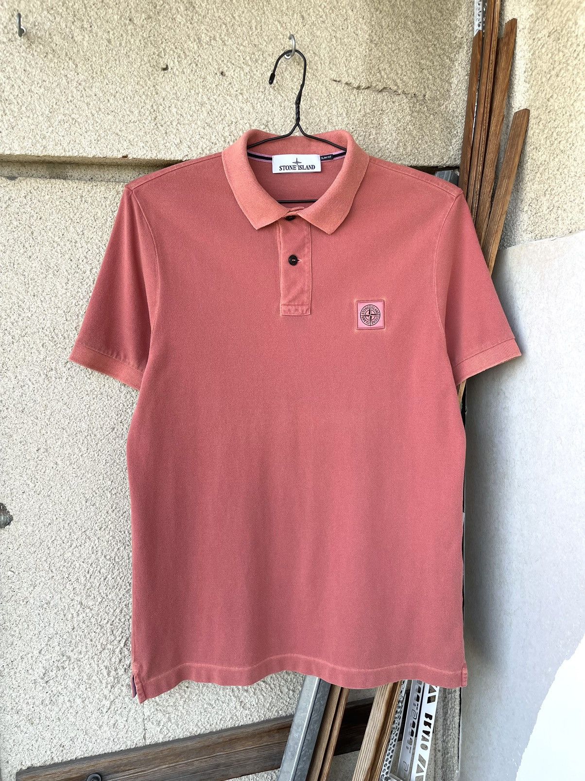 Stone Island Stone Island Patch Program Pigment Dyed Polo T Shirt Size US S / EU 44-46 / 1 - 10 Thumbnail