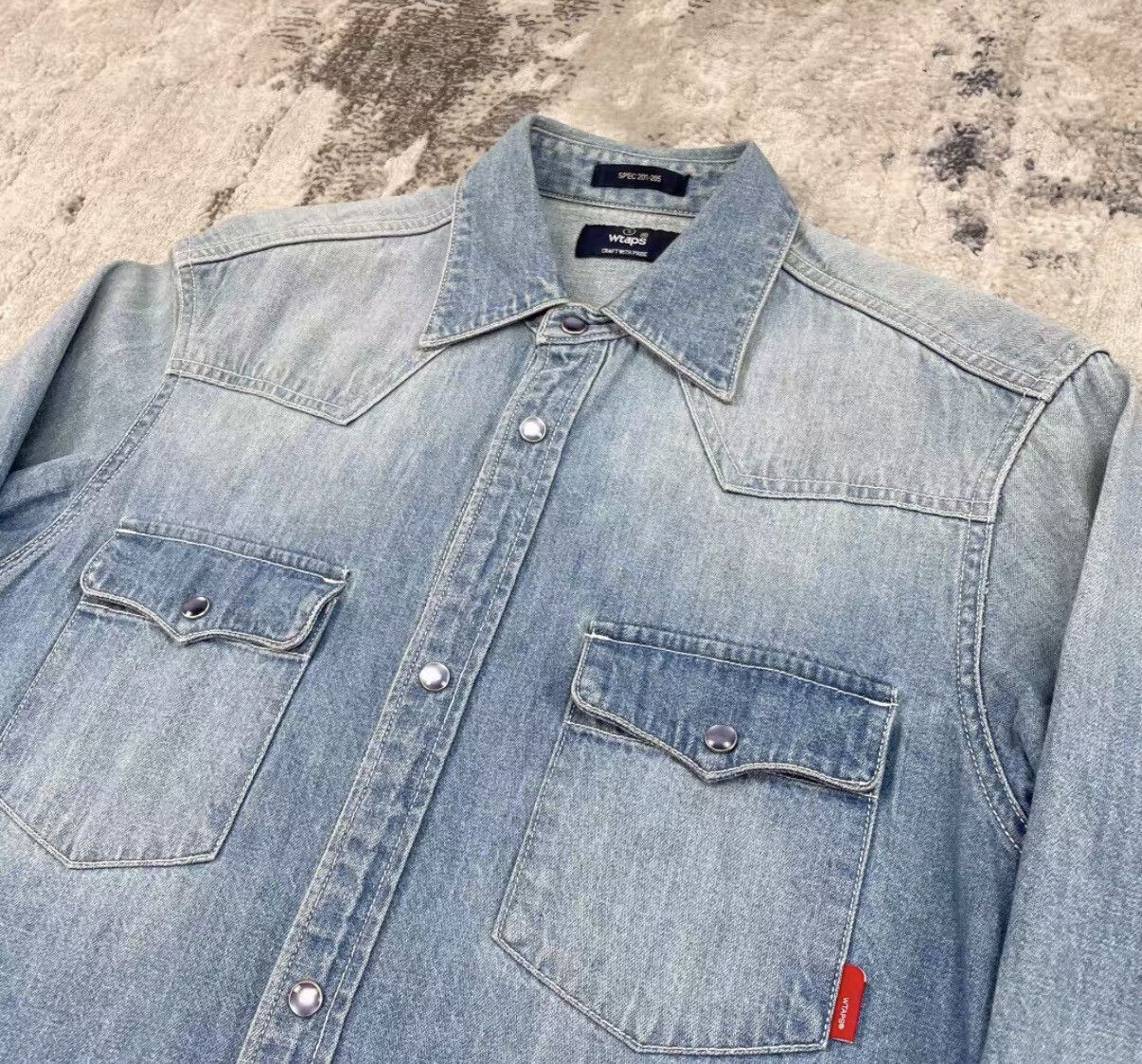 Wtaps WTAPS 11AW Allman Denim Shirt J16 Size US S / EU 44-46 / 1 - 2 Thumbnail