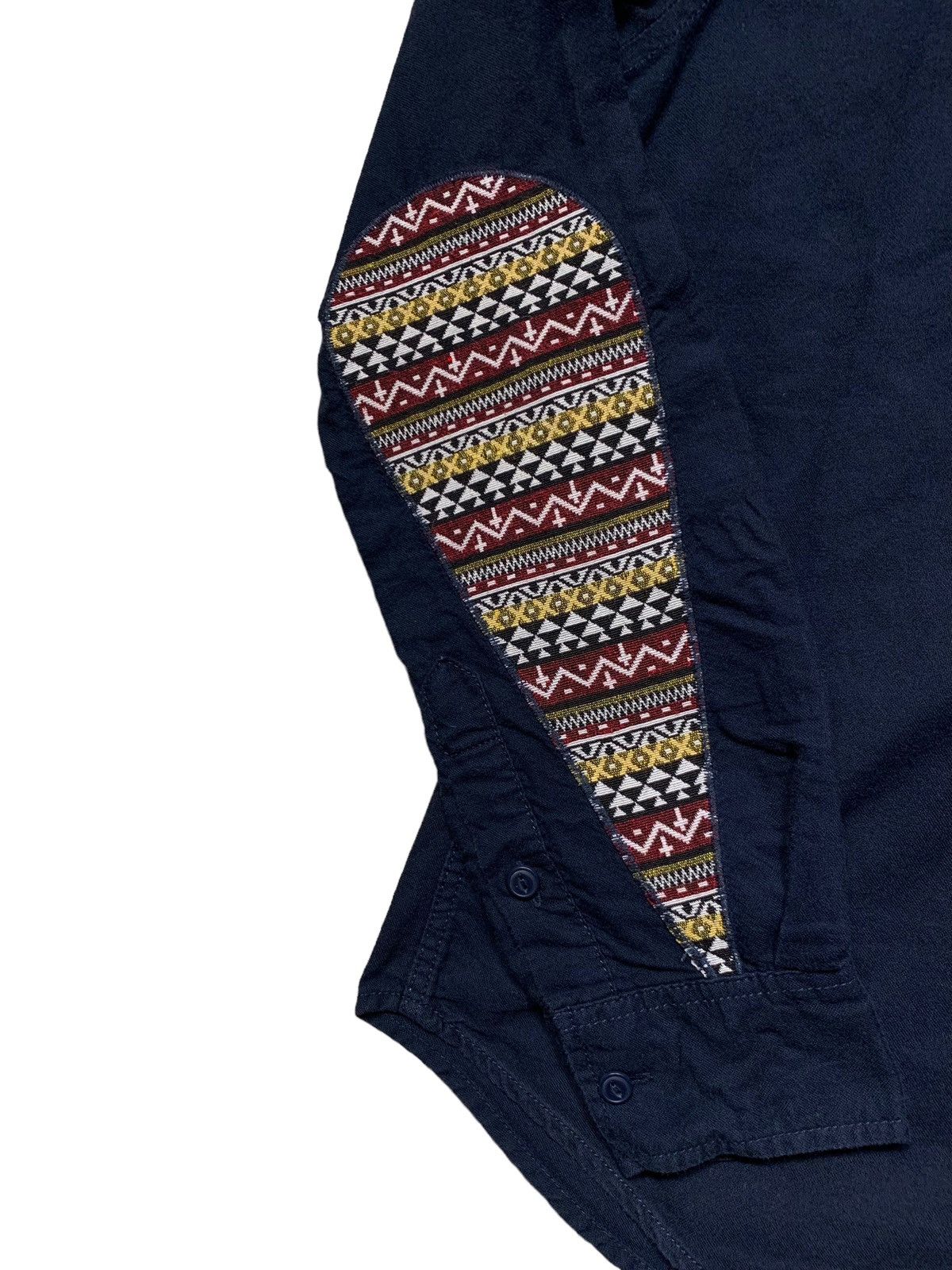Visvim Rare Visvim Albacore Cross Logo Shirt Buttons Up Long Sleeve Size US S / EU 44-46 / 1 - 3 Thumbnail