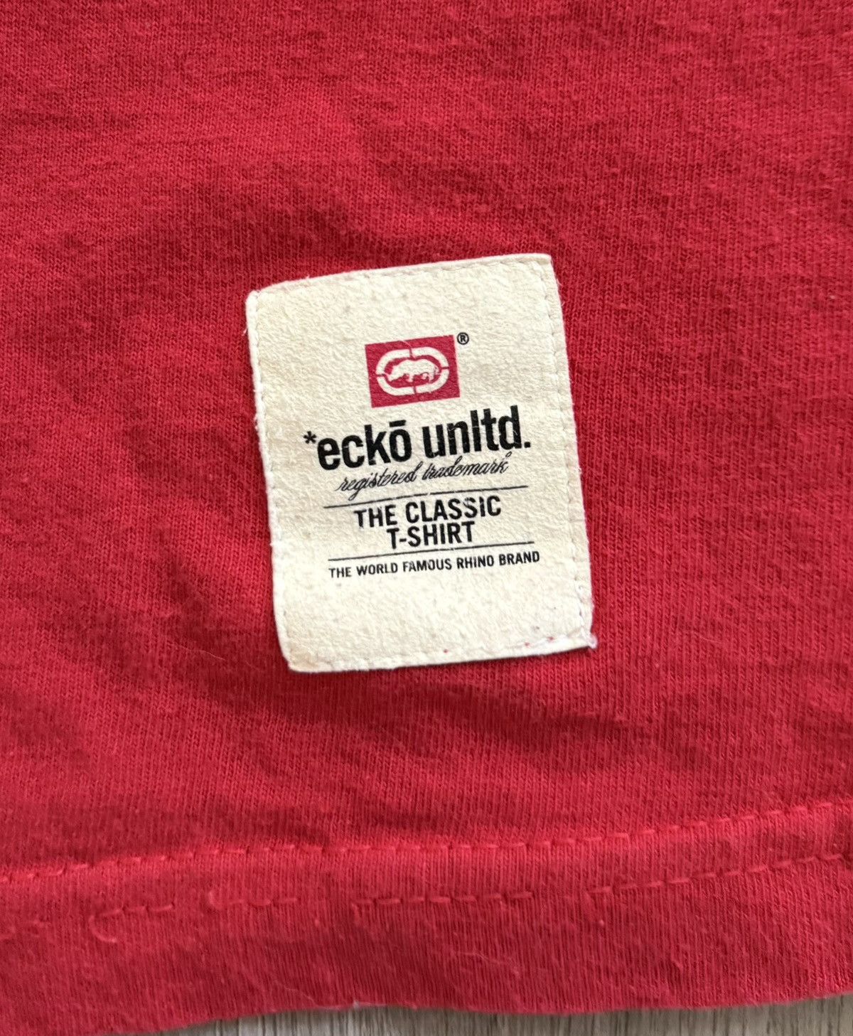Ecko Unltd. Ecko Untld. Baggy Red Rhino Skater Graphic Tee Size US XXL / EU 58 / 5 - 7 Thumbnail