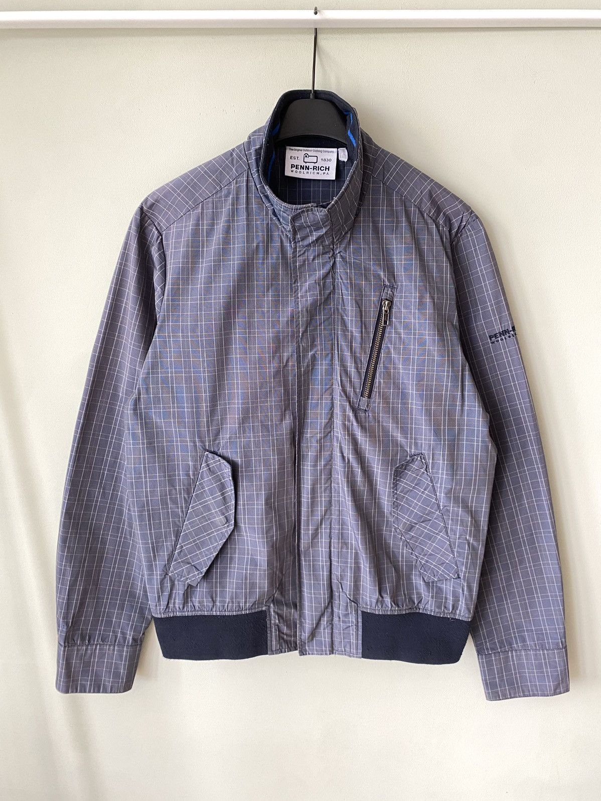 Woolrich John Rich Bros. Woolrich Woolen Mills Woolrich Penn Rich vintage checkered bomber jacket Grailed