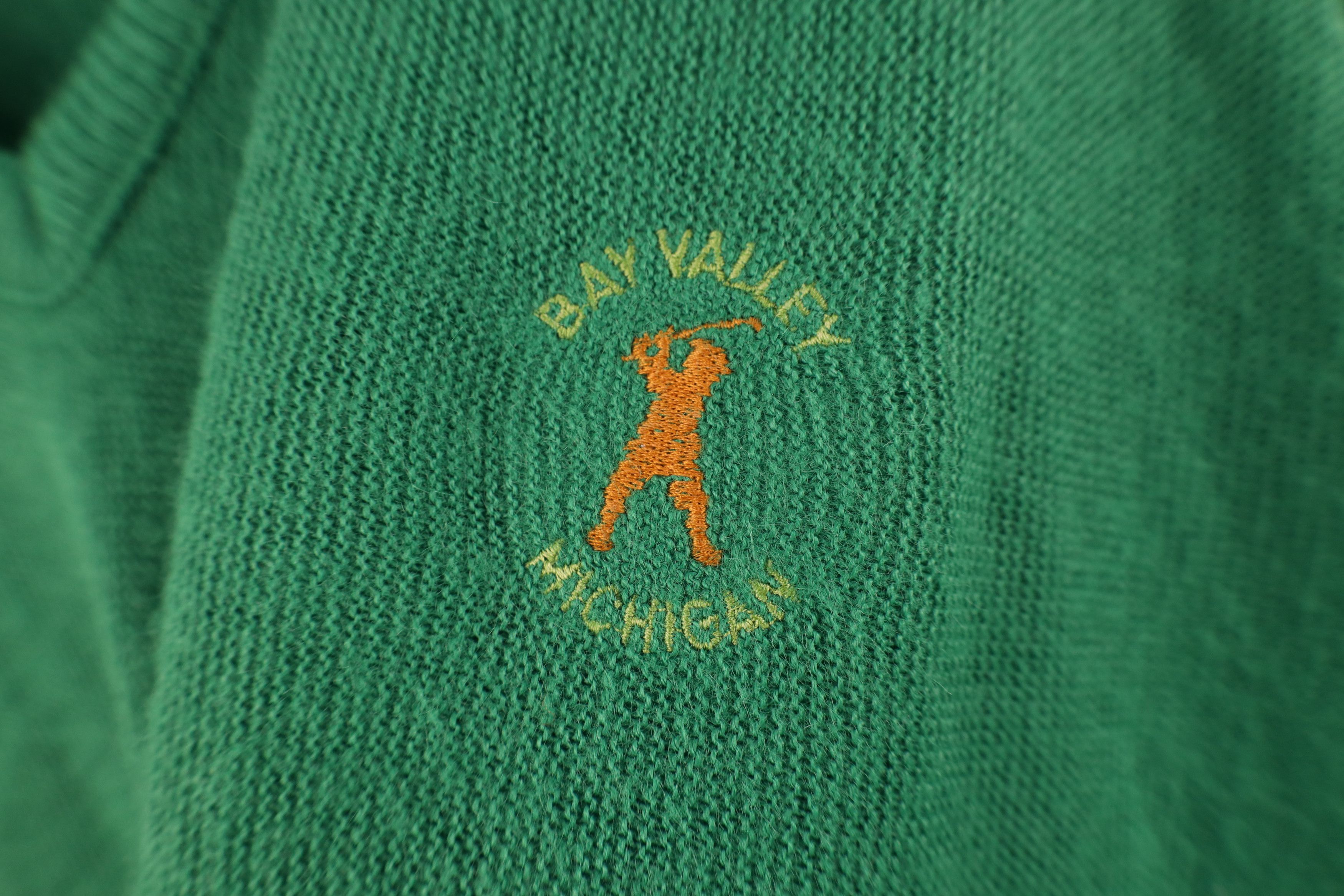 Vintage Vintage 70s Streetwear Michigan Ribbed Knit Golf Sweater USA Size US M / EU 48-50 / 2 - 4 Thumbnail