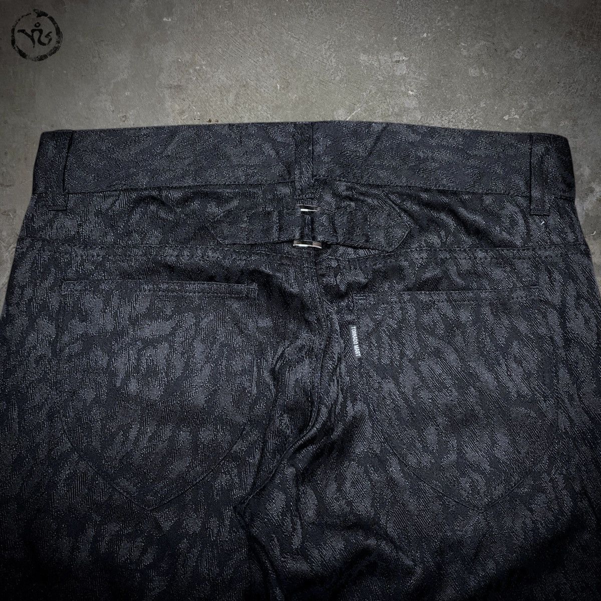 Tornado Mart Tornado Mart Black Cheetah Flared Pants Size US 32 / EU 48 - 7 Thumbnail