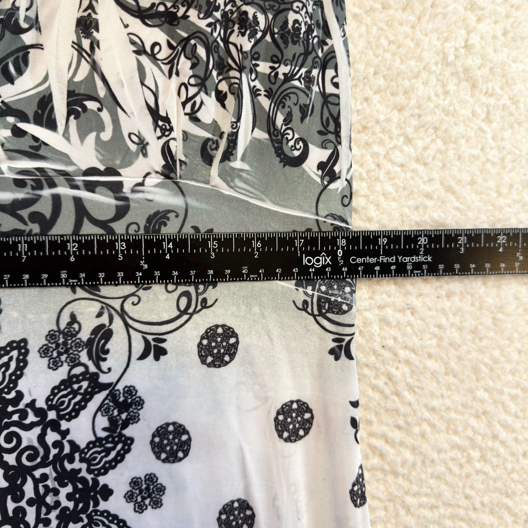 Vintage VINTAGE Y2K Maxi Dress 2X Plus Grey Boho McBling Slinky Stretch Cyber Look Bohemian Caren Sport Dress Womens Size XXL / US 16-18 / IT 52-54 - 6 Thumbnail