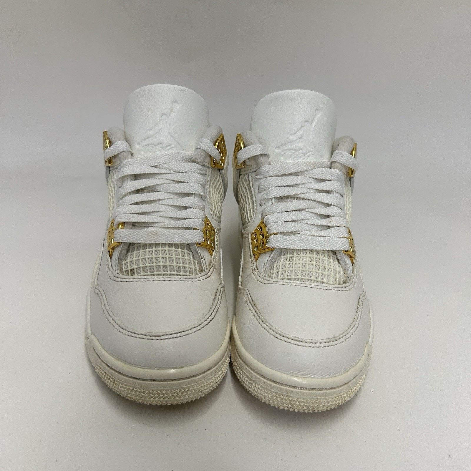 Jordan Brand Nike Air Jordan 4 Retro WMNS “Sail Metallic Gold" AQ9129-170 Size US 6 / IT 36 - 2 Thumbnail