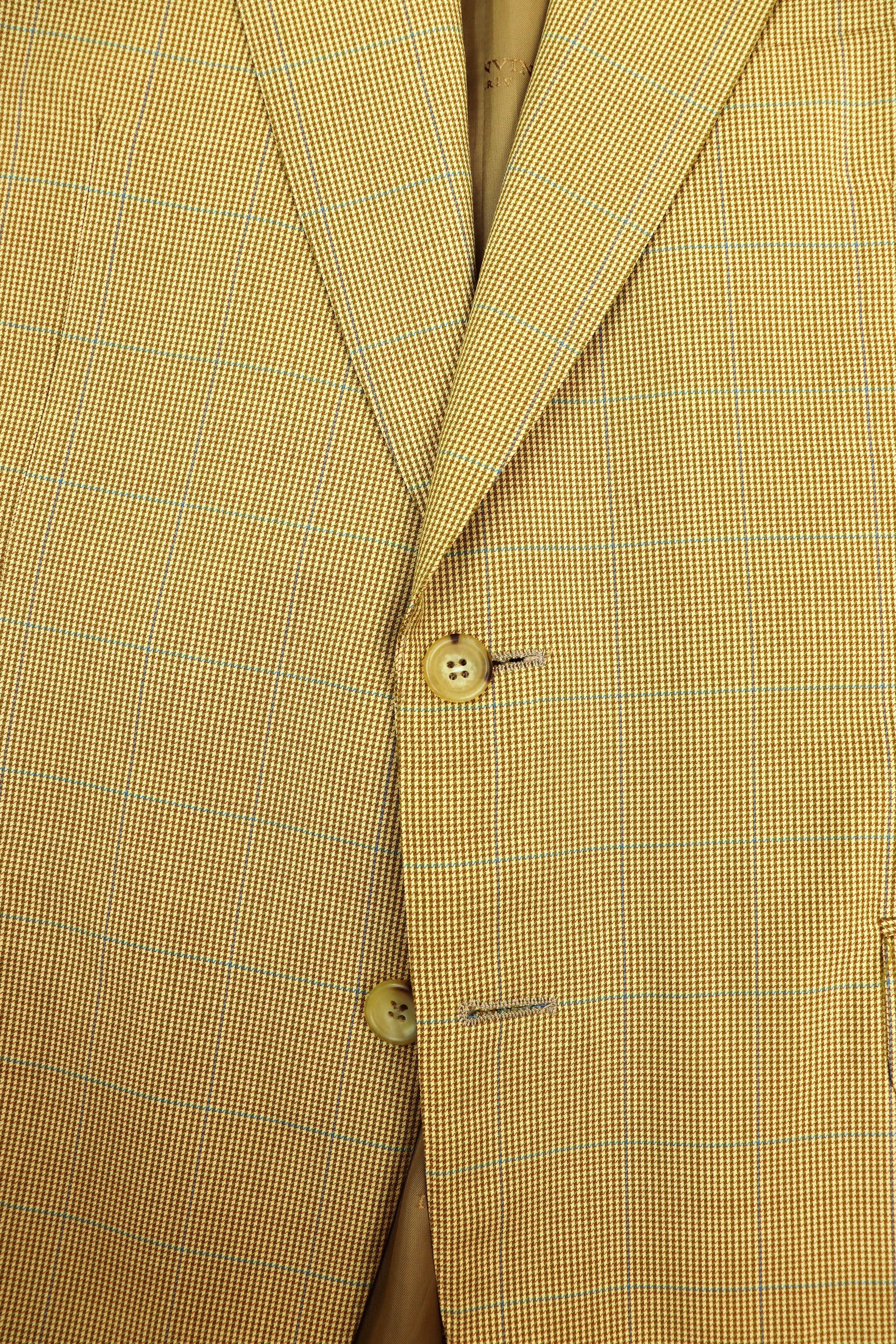 Lanvin Lanvin Paris Vintage Houndstooth Sport Coat Blazer Jacket Size 50R - 6 Thumbnail