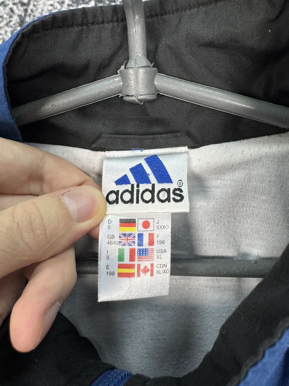 Adidas Men’s Adidas Vintage 90s Full Zip Track Jacket Size XL Size US XL / EU 56 / 4 - 12 Thumbnail