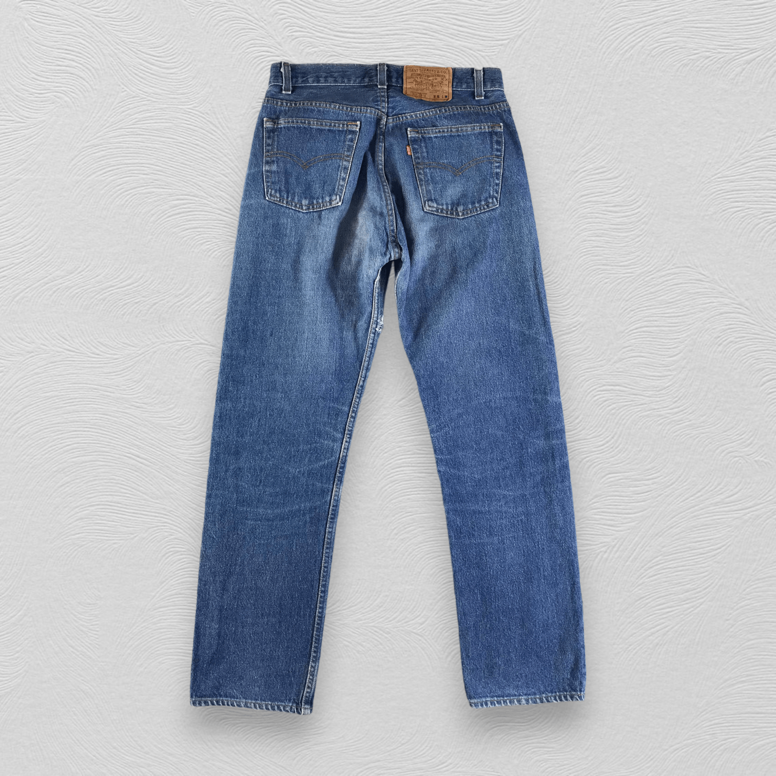 Levi's Vintage 80s Levis 501 Jeans Blue Wash Denim KJ2360 Size US 30 / EU 46 - 2 Thumbnail